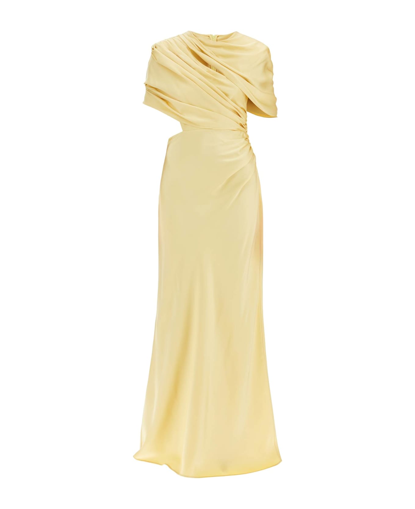 Stella McCartney Maxi Cross-over Dress - CAMOMILLE (Yellow)