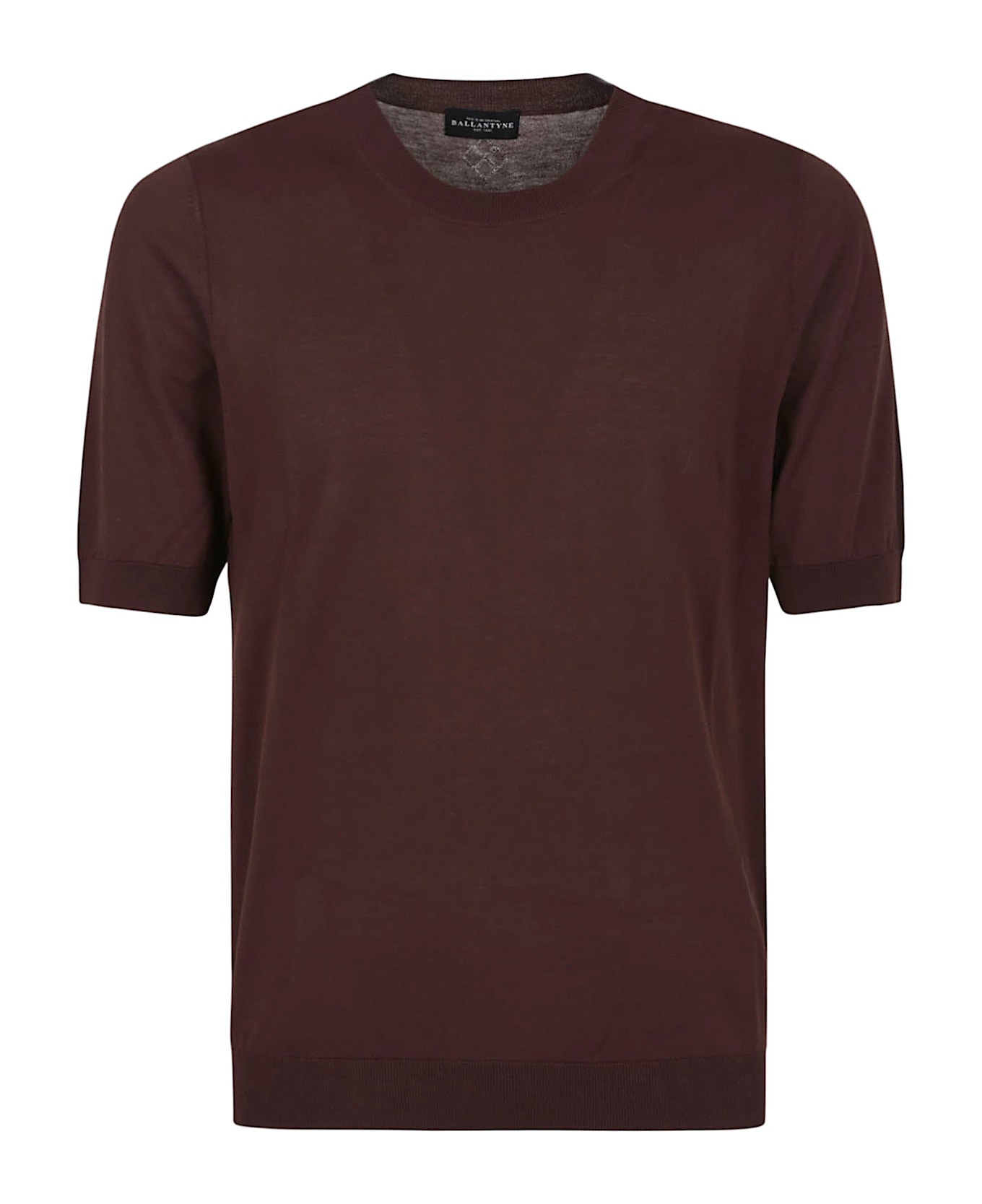 Ballantyne Round Neck T-shirt - Fondant