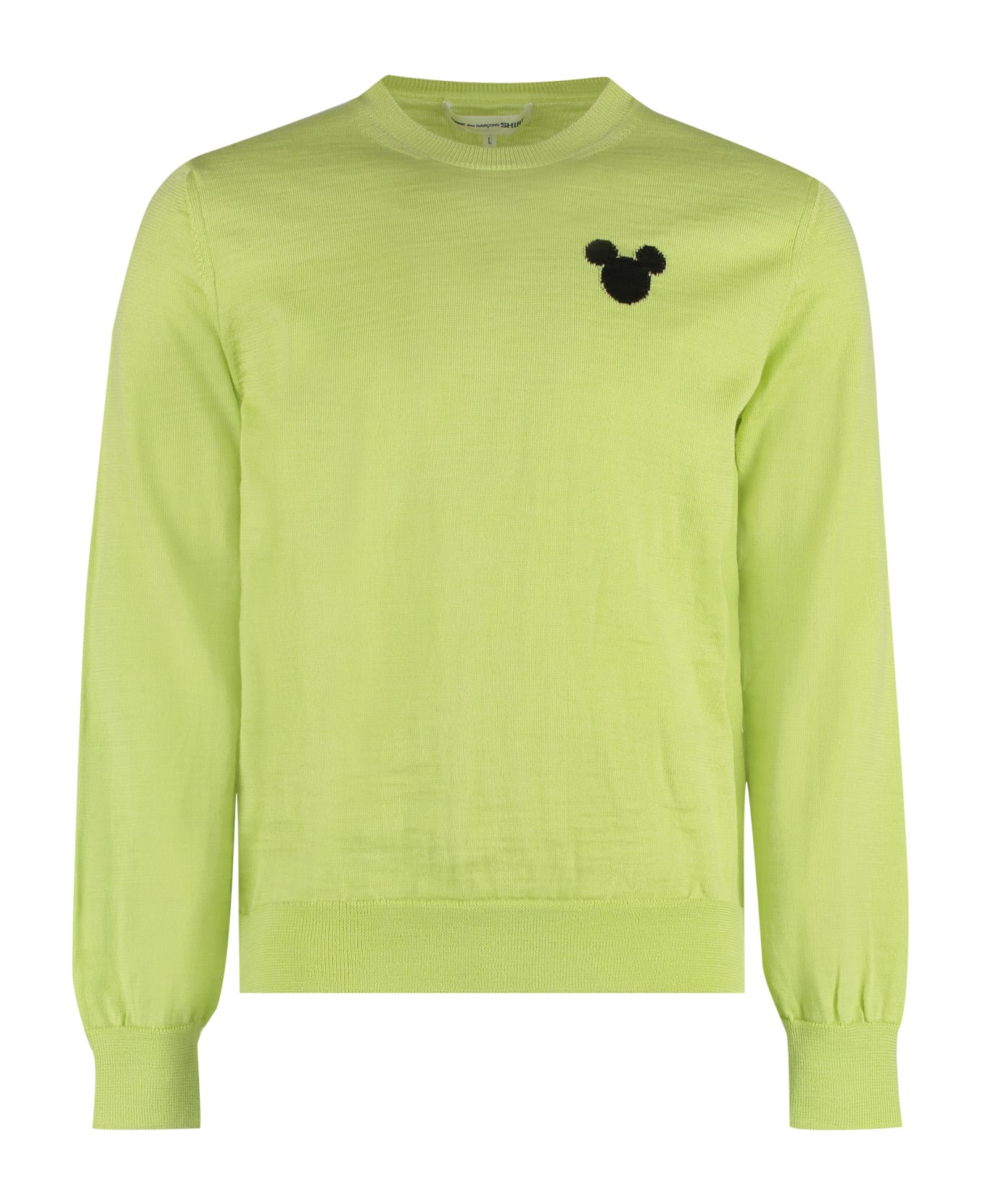 Comme des Garçons Shirt X Disney - Long Sleeve Crew-neck Sweater - green