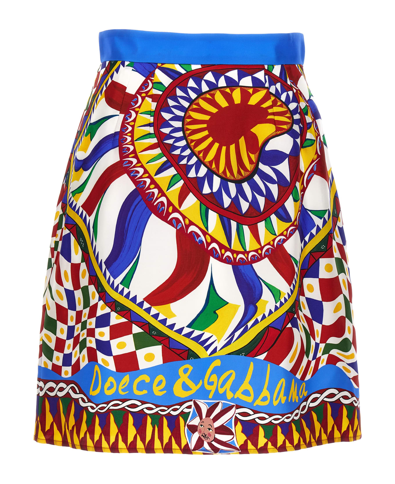 Dolce & Gabbana Carretto Skirt - Multicolor