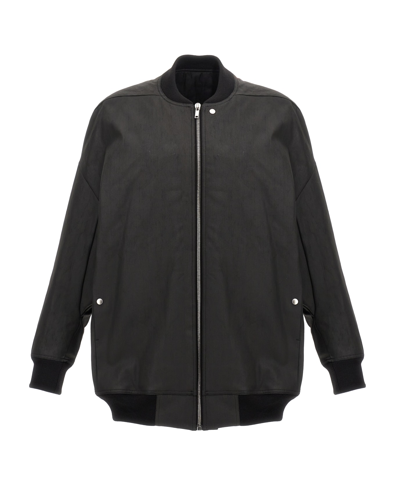 Rick Owens 'jumbo Peter Flight' Jacket - Black