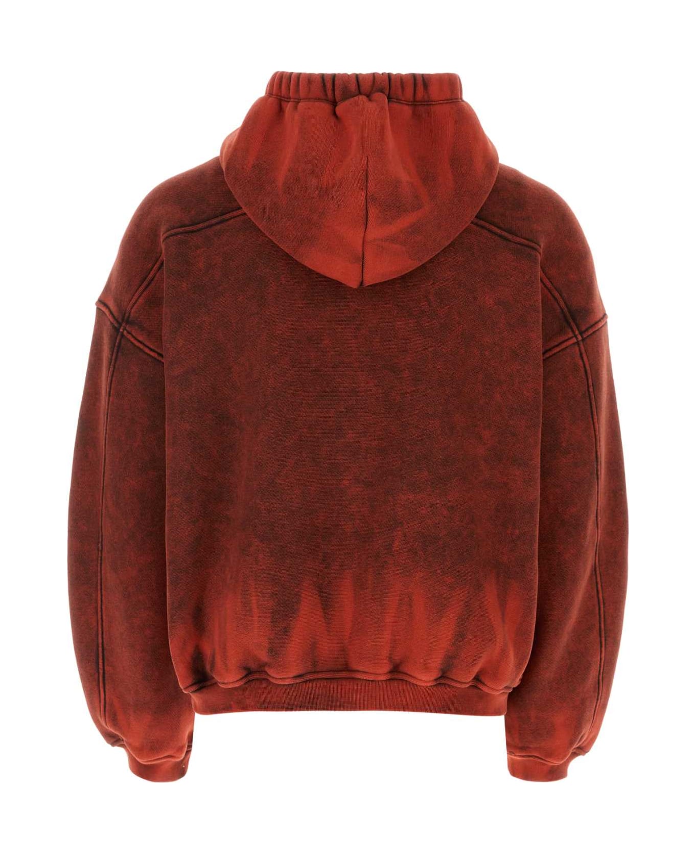 Alexander Wang Brick Cotton Blend Sweatshirt - ACIDAPPLE フリース