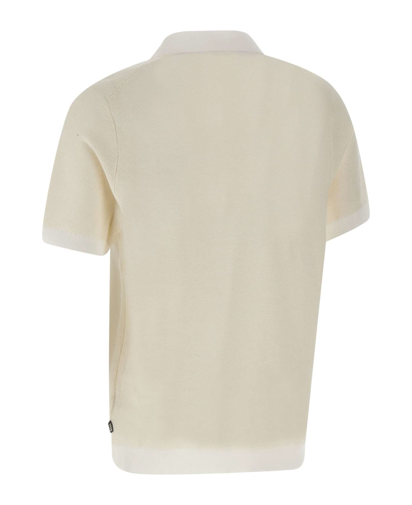 Hugo Boss "tempio" Sweater - WHITE ポロシャツ