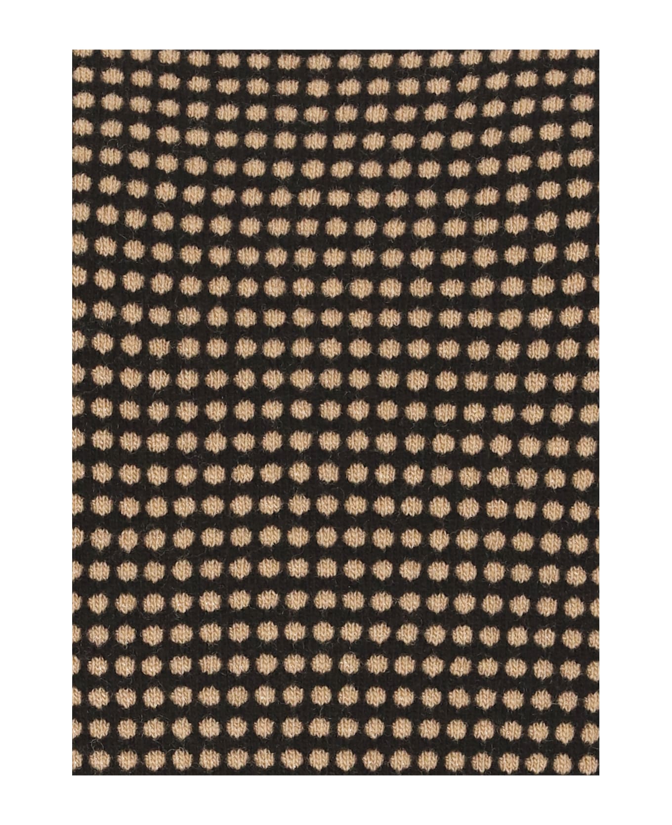 Kangra Sweater With Polka Dot Pattern - Black