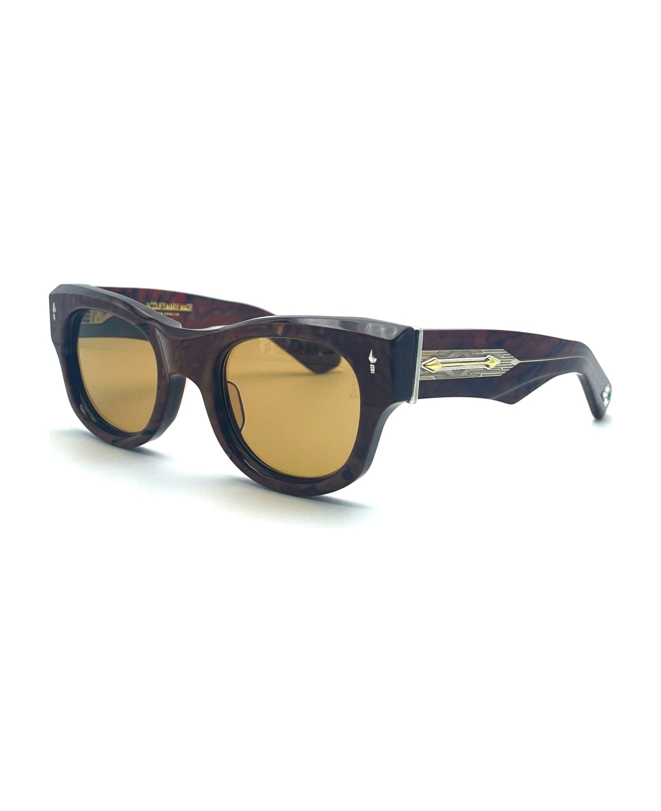 Jacques Marie Mage Last Frontier V - Truckee - Burlwood Sunglasses - brown