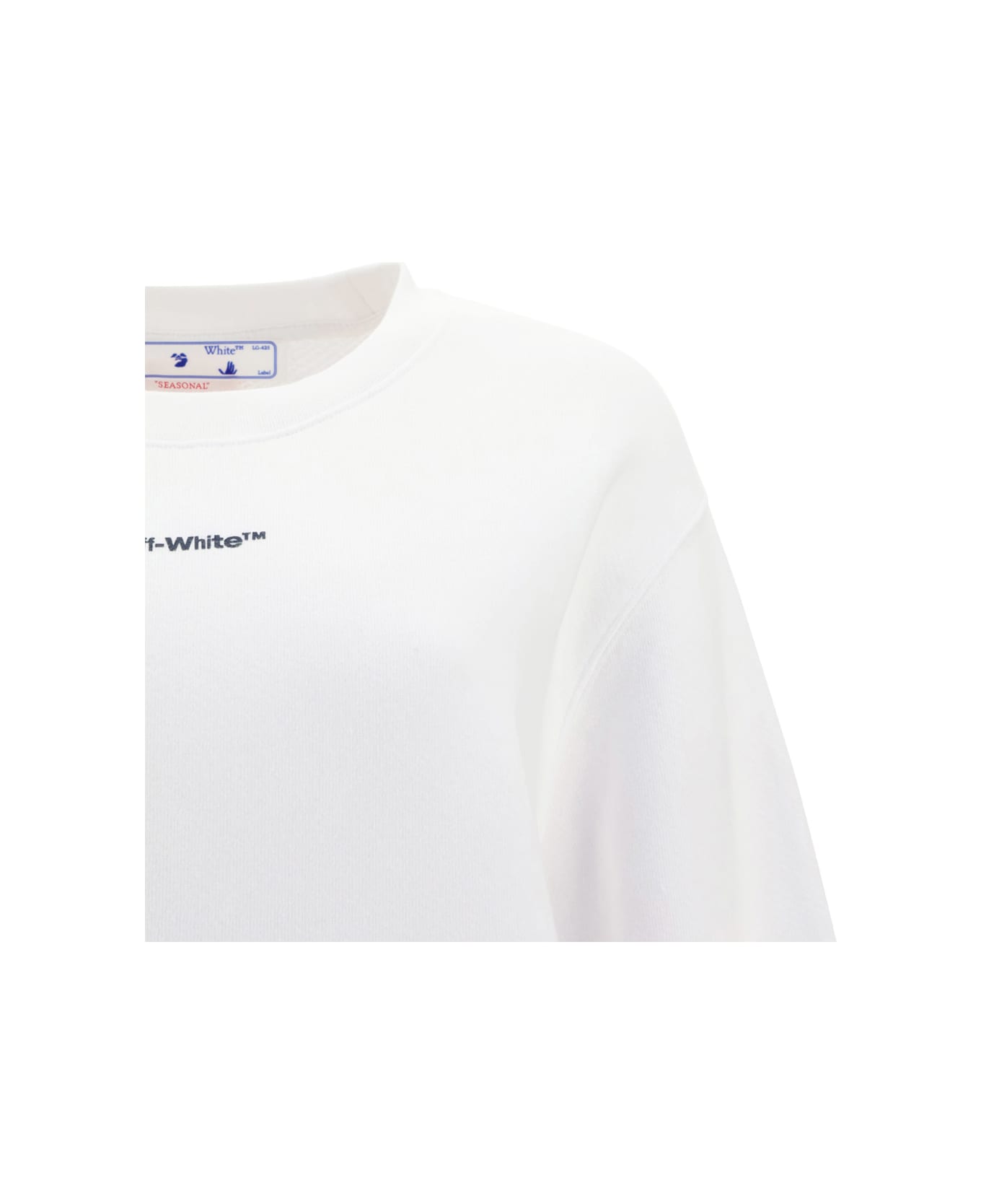 Off-White Arrow Reg Sweatshirt - White Multi