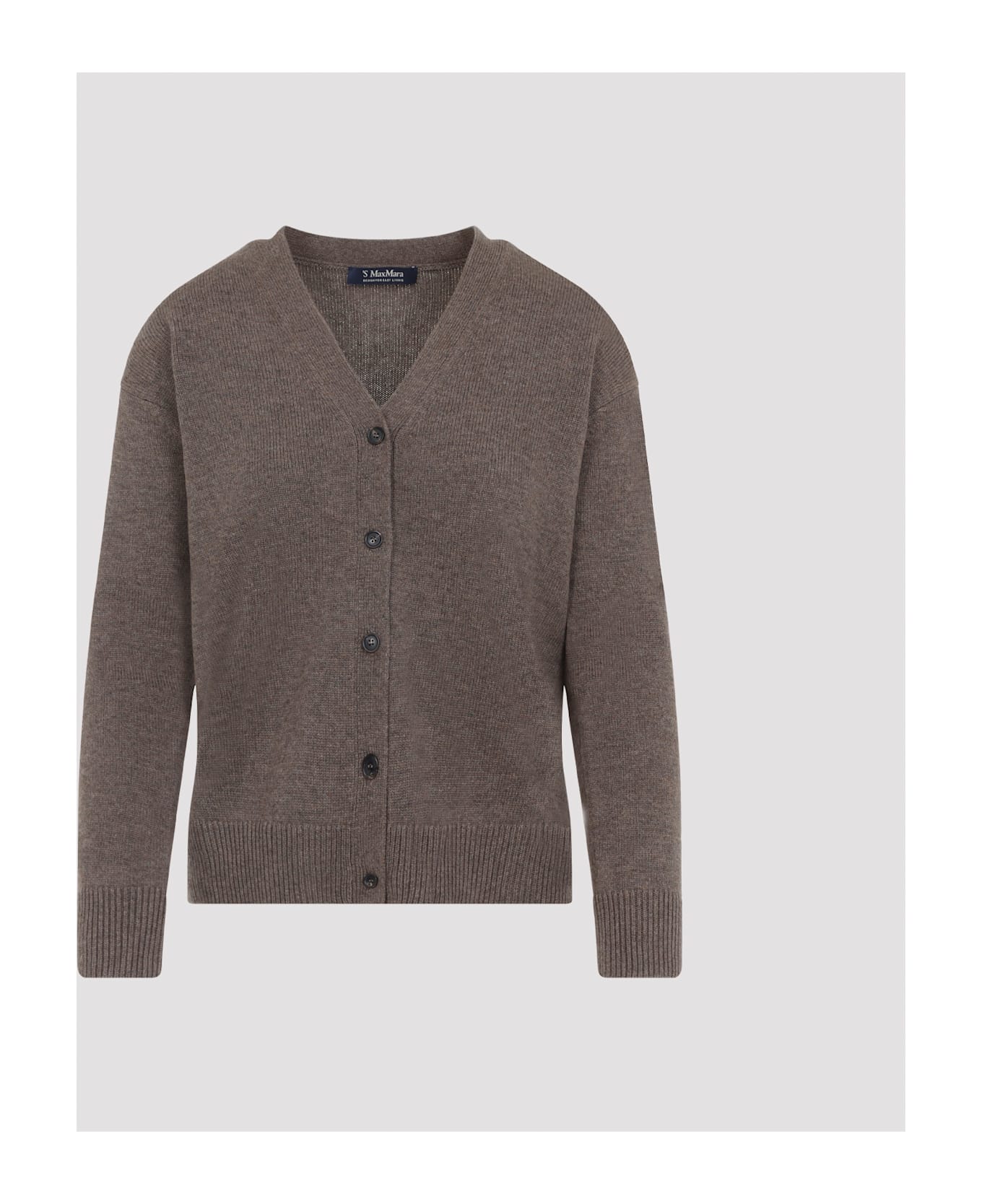 
S Max Mara Cedro Cardigan - Visone Mel