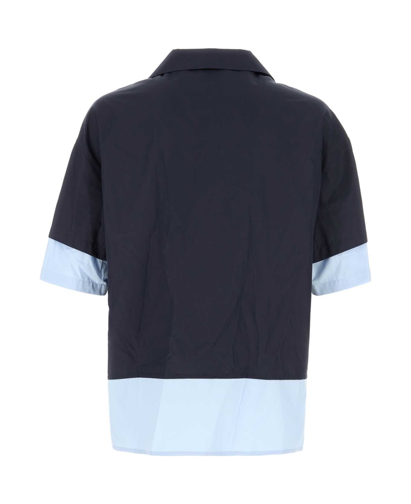 Loewe Dark Blue Poplin Shirt - DARKNAVYLIGHTBLUE