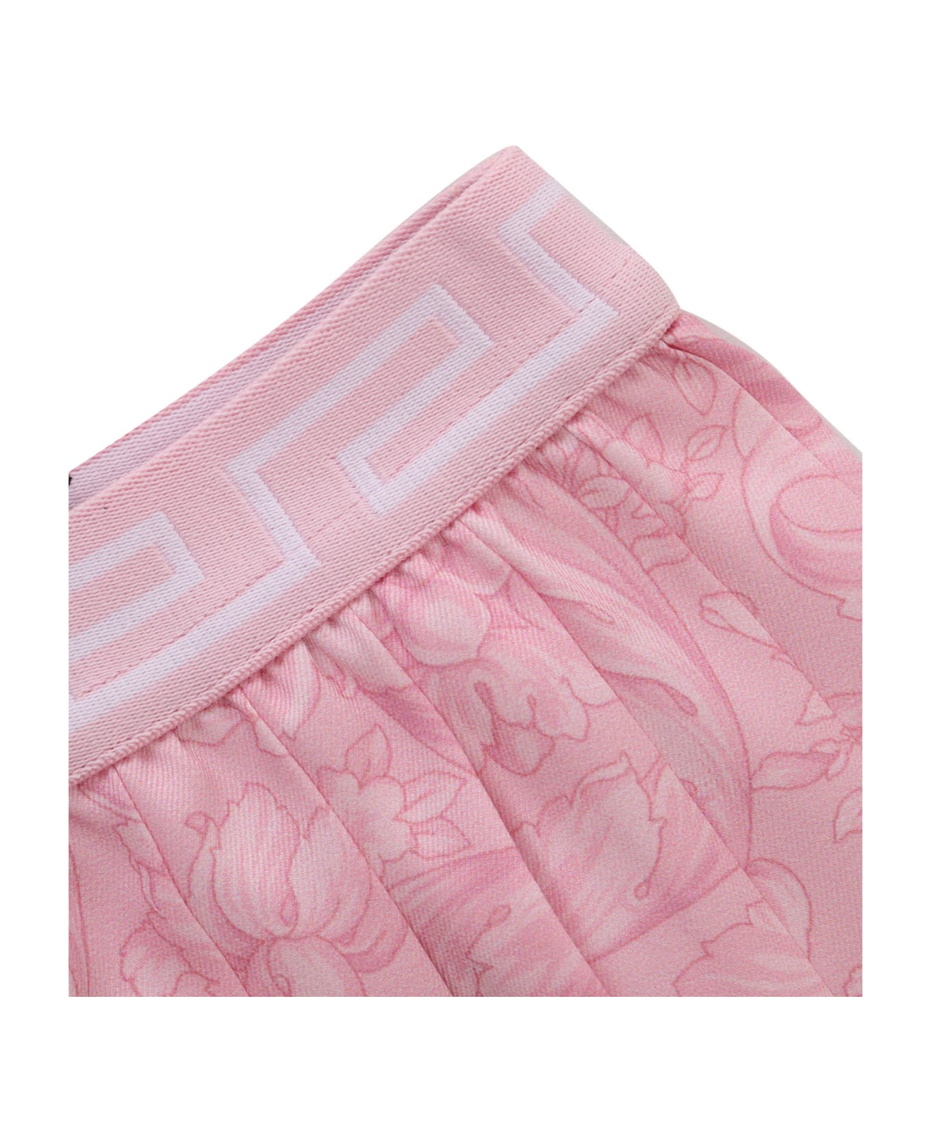 Versace Baroque Print Skirt - PINK