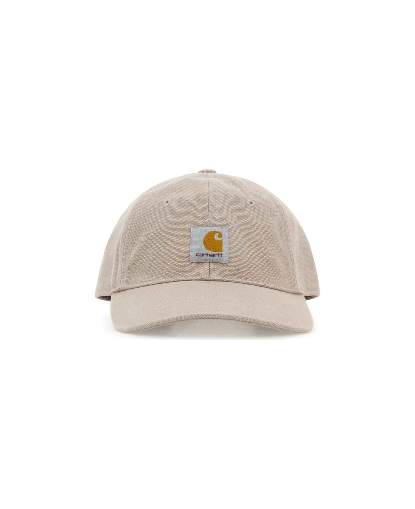 Carhartt Cappuccino Cotton Icon Cap - DUSKYBEIGE