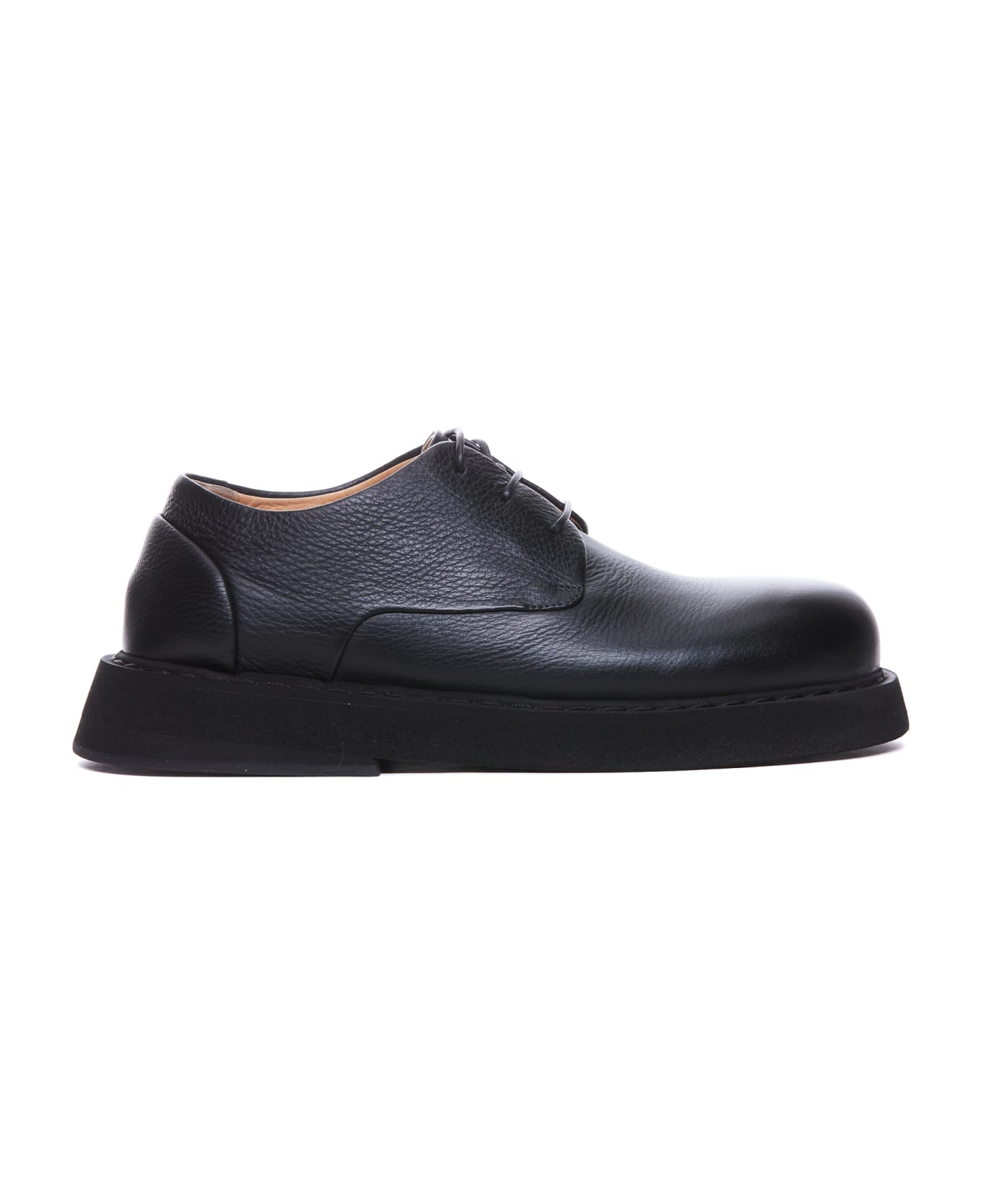 Marsell Spalla Derby Laced Up Shoes - Black ローファー＆デッキシューズ
