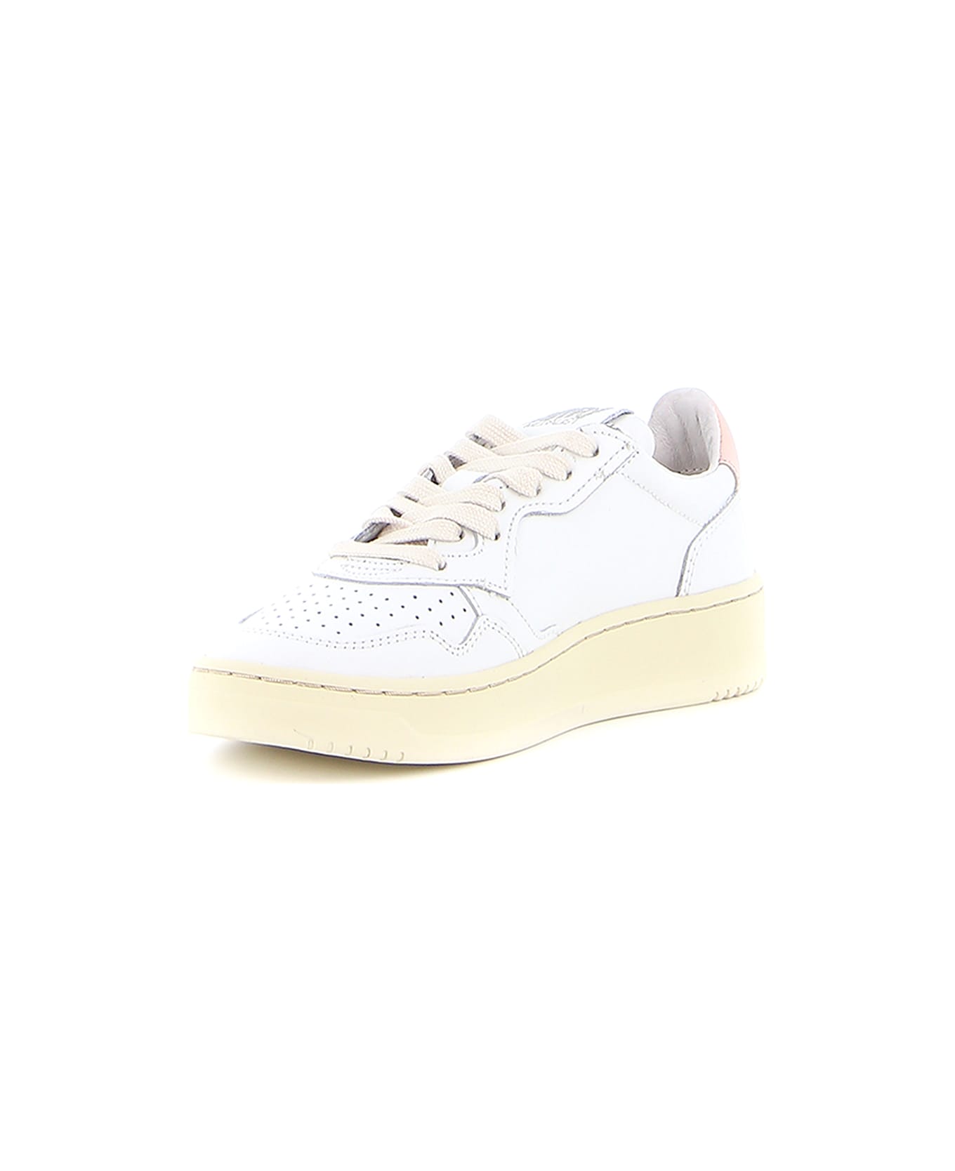 Autry Medalist Low Leat Leat Wht Pink - Wht Pink