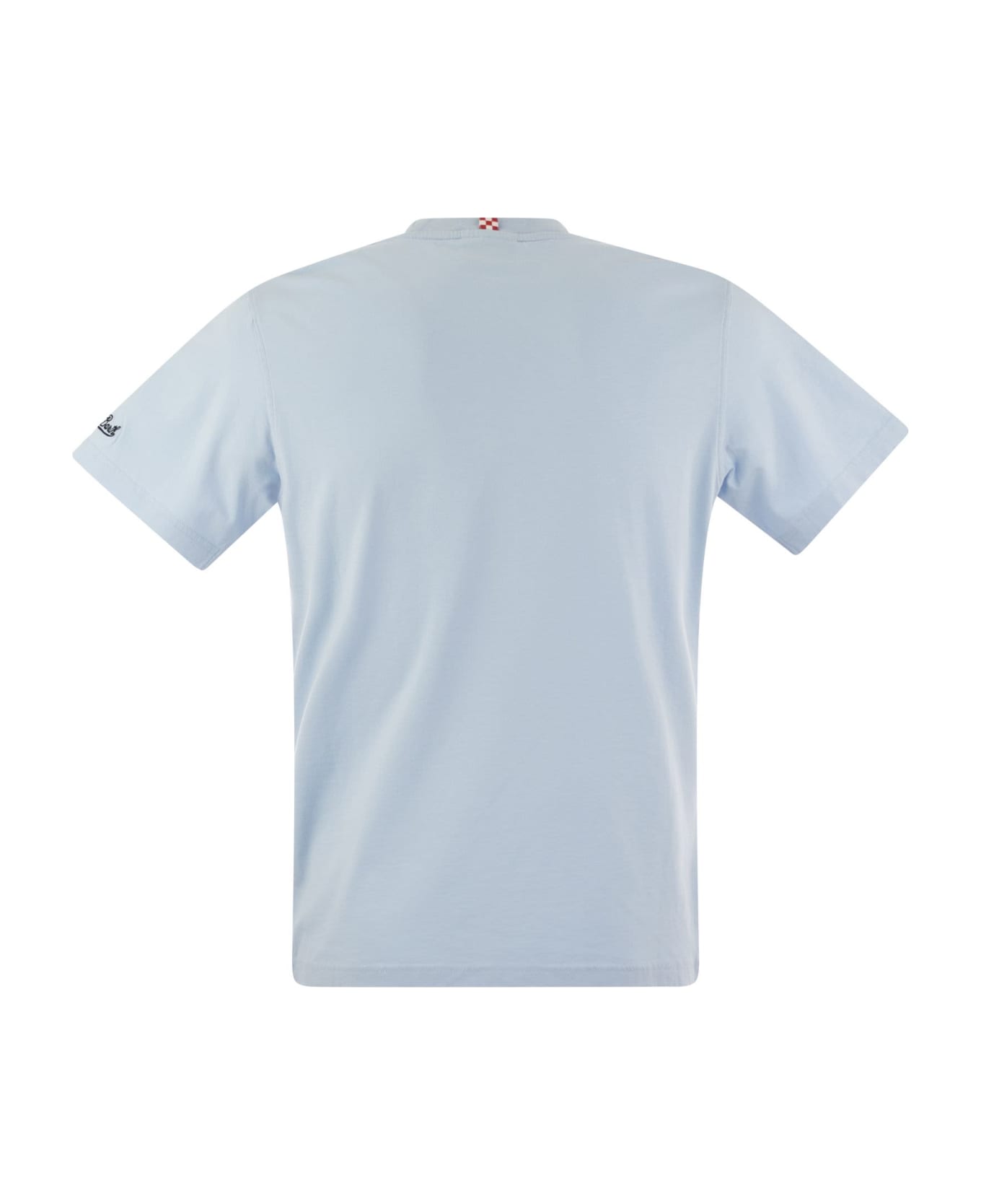 MC2 Saint Barth T-shirt With Print On Front Big Babol® Special Edition - Light Blue