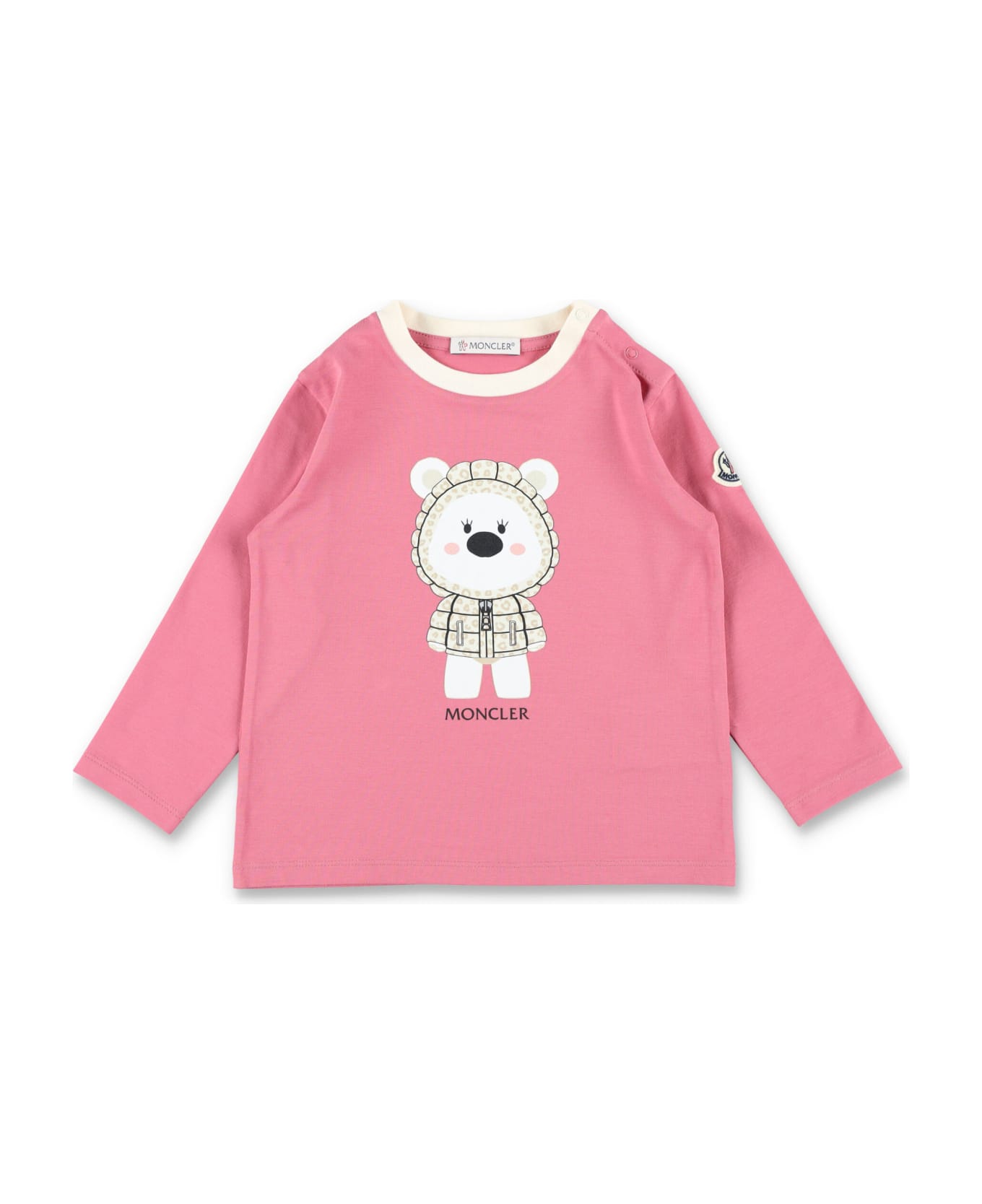 Moncler Long Sleeves T-shirt - FUXIA