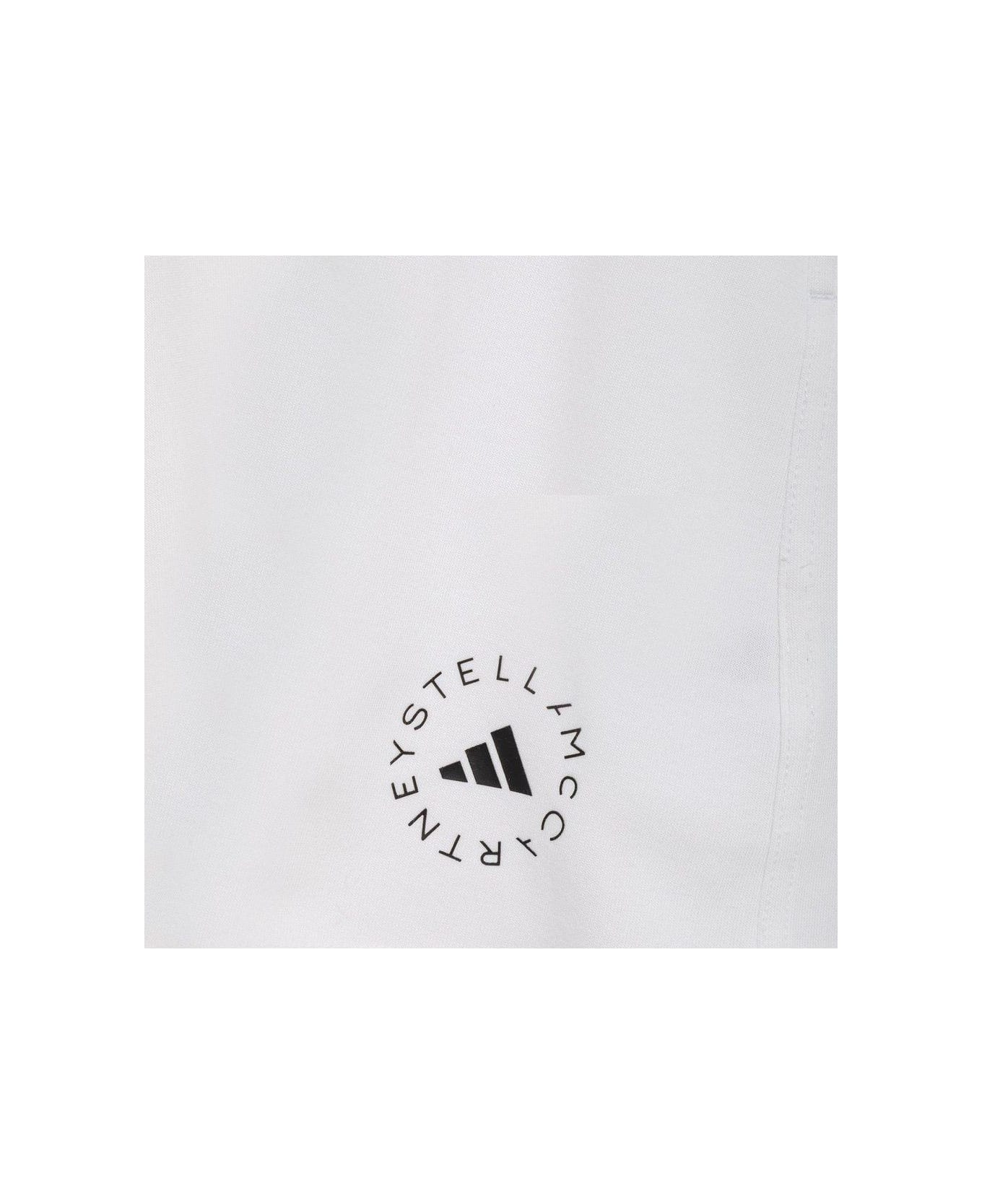 Adidas by Stella McCartney Truepace Logo Printed Tank Top - WHITE