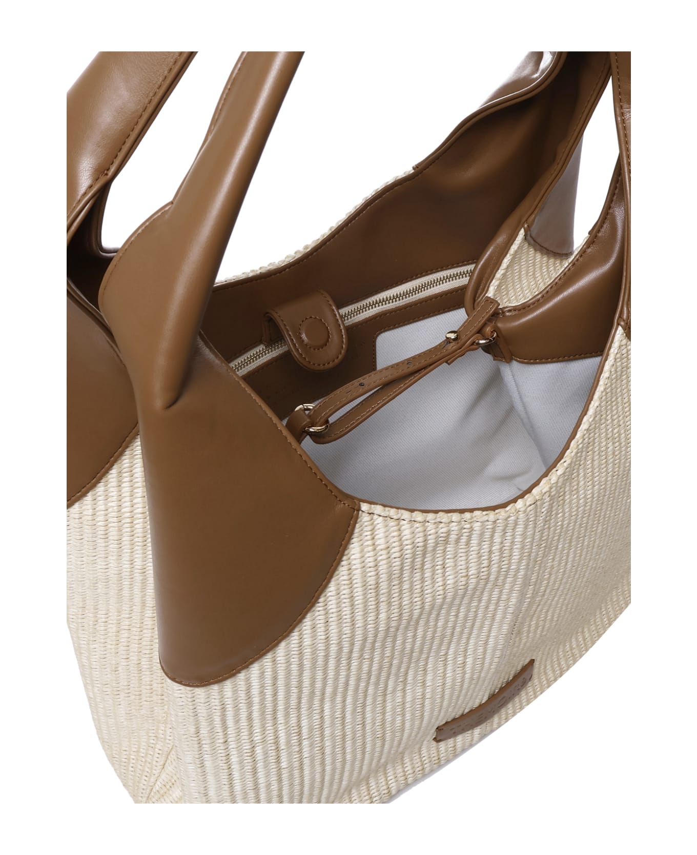 THEMOIRè Ninfa Shoulder Bag - Natural, brown