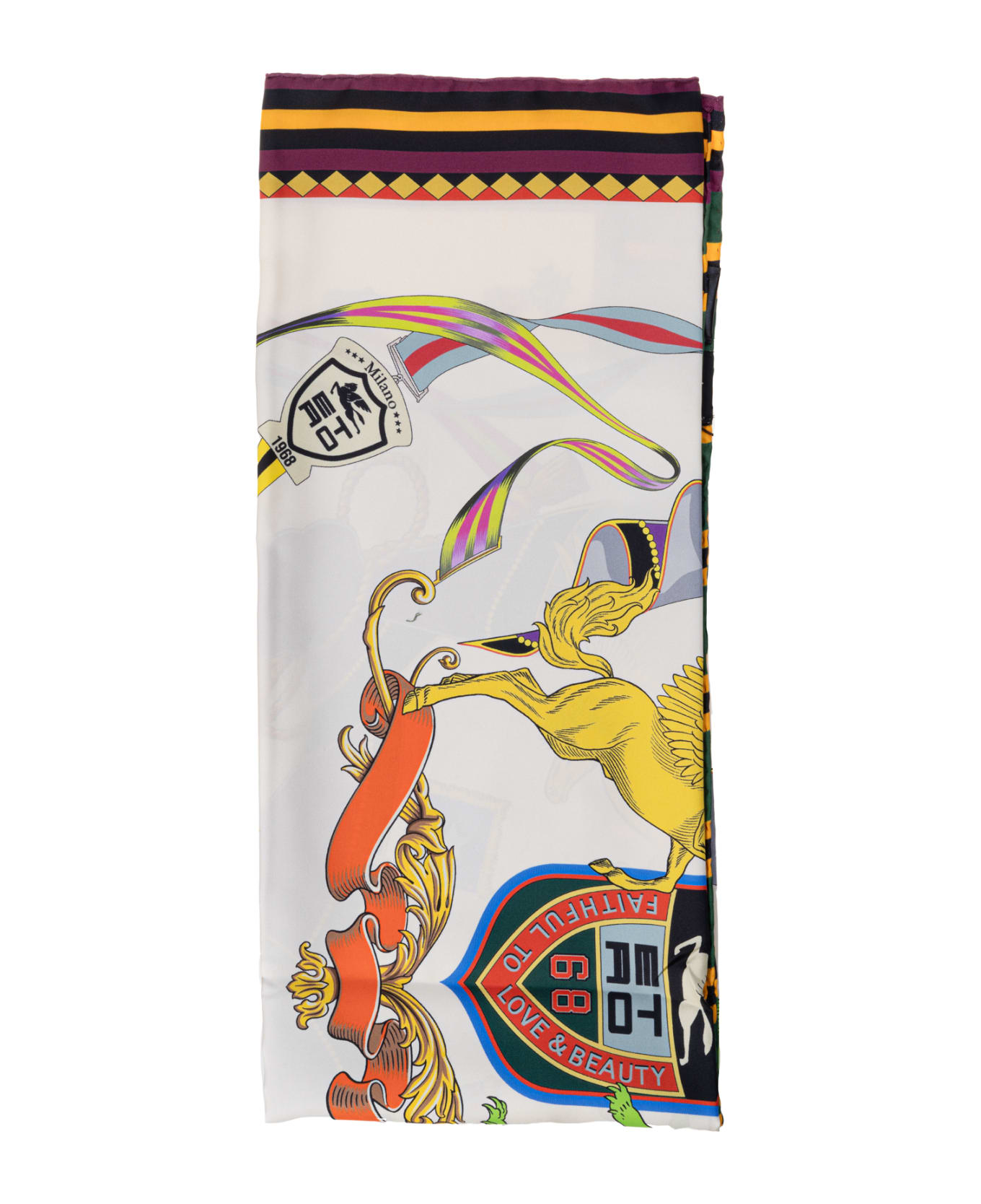 Etro Silk foulard - Panna
