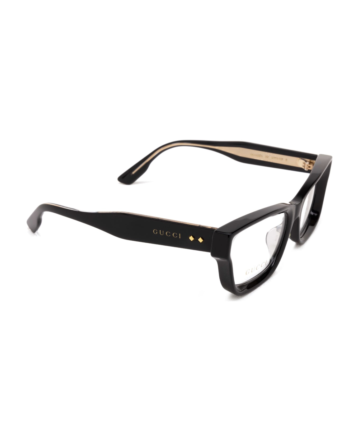 Gucci Eyewear Gg1533oa Black Glasses - Black
