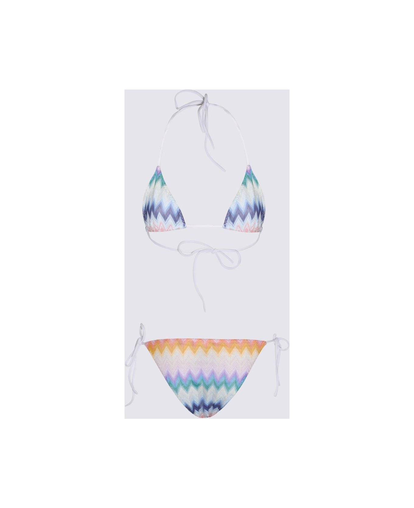 Missoni Faded Zigzag Two-piece Bikini Set - White スウェットパンツ
