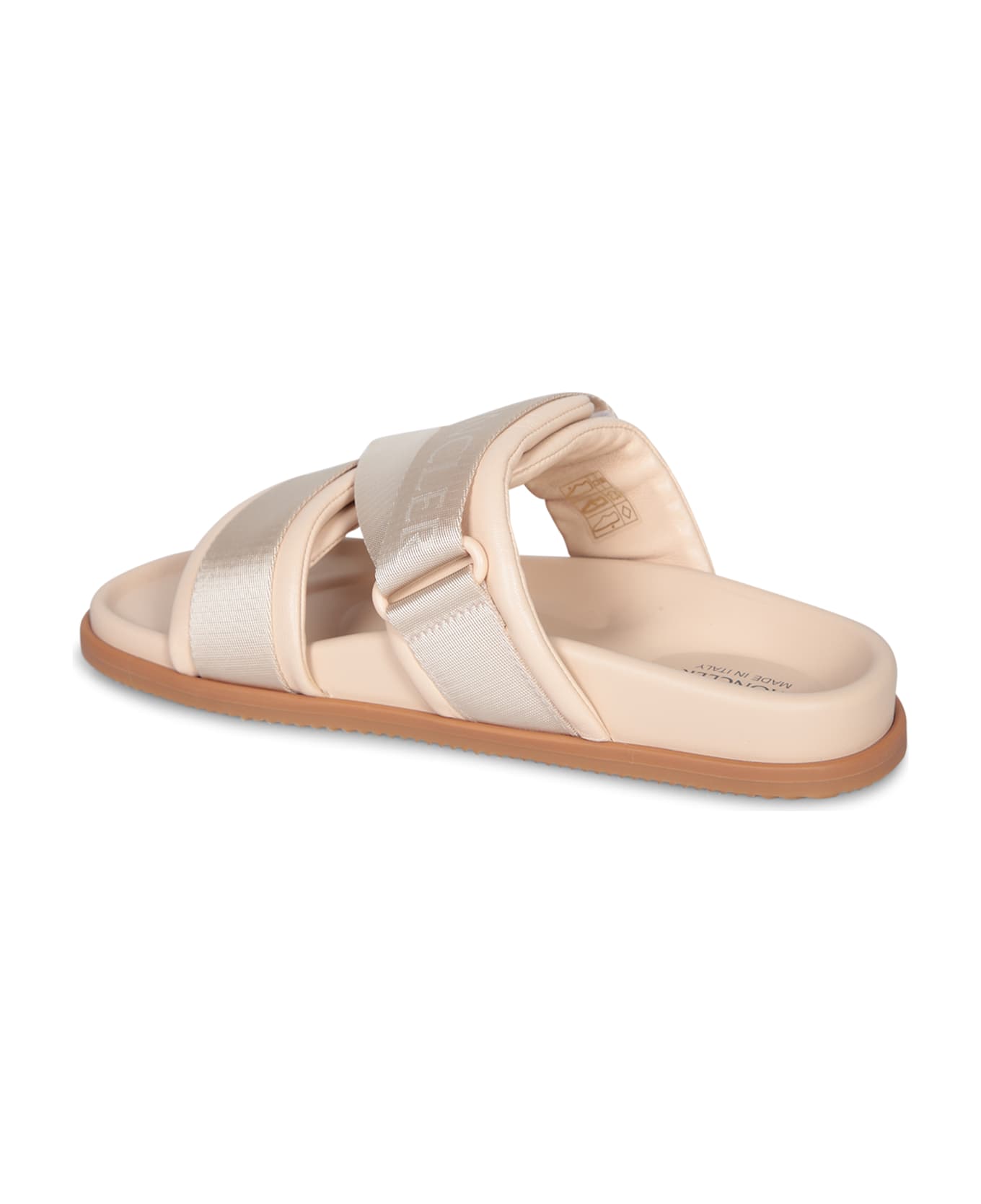 Moncler Logo Beige Sandals - Beige