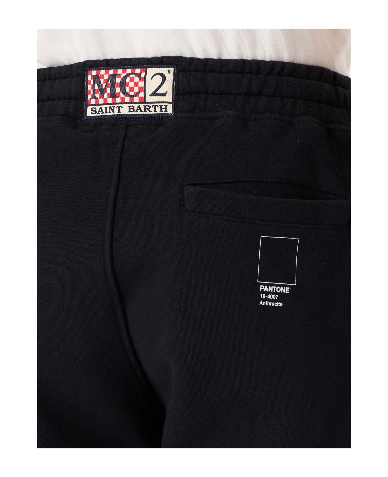 MC2 Saint Barth Black Track Pants | Pantone Special Edition - BLACK