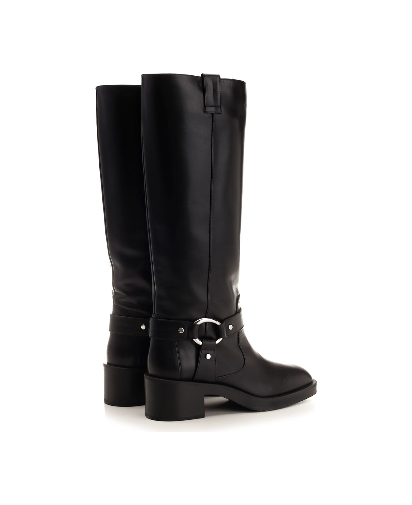 Stuart Weitzman Biker Jax Knee-high - Black