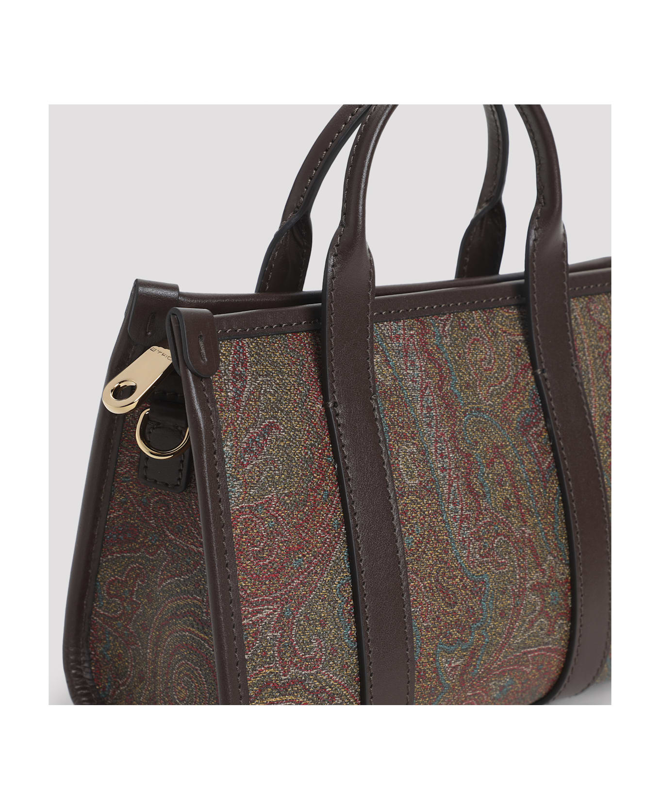 Etro Bauletto Xs Arnica Shoulder Bag - Marrone