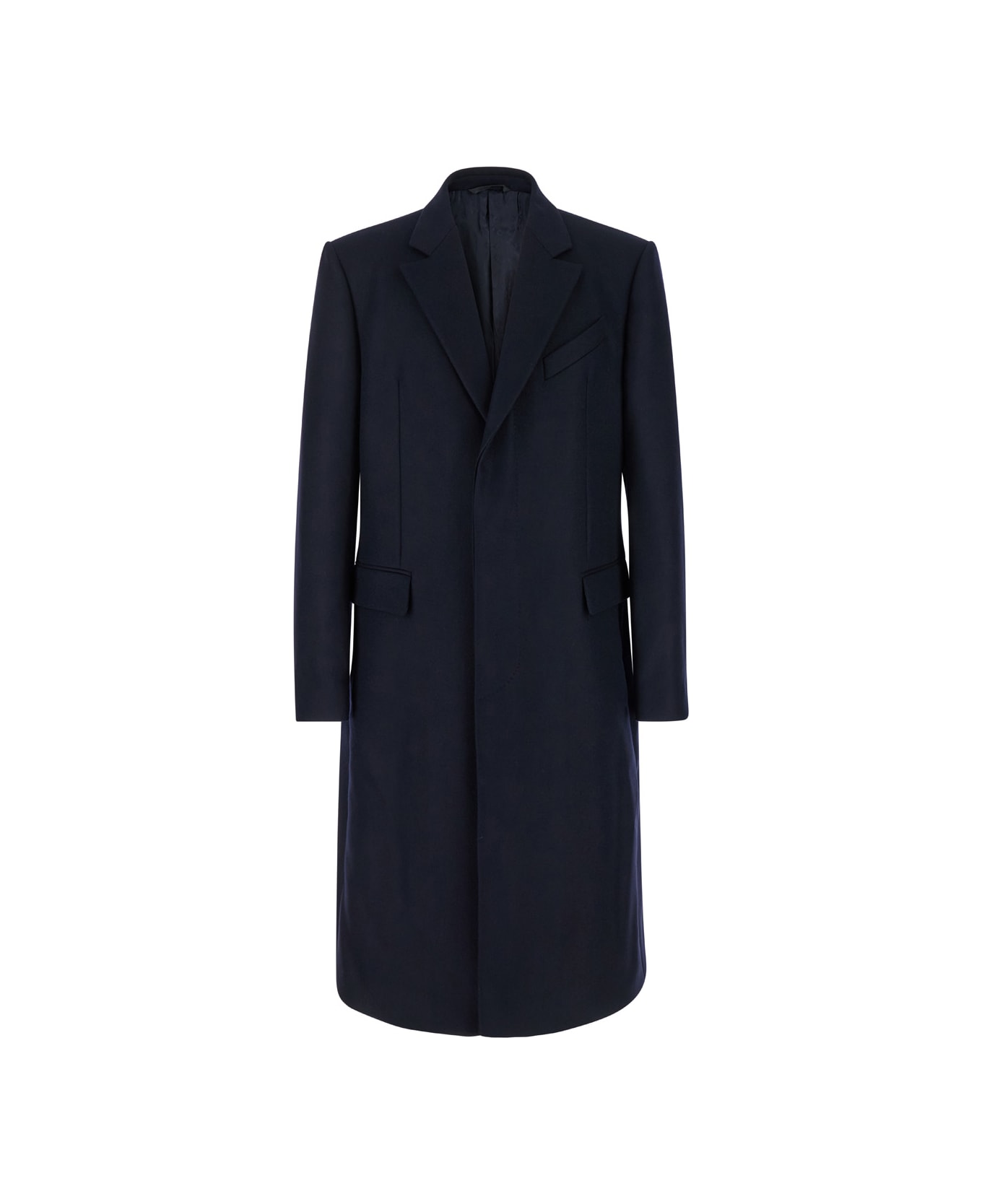 Givenchy Fitted Long Coat - Blu