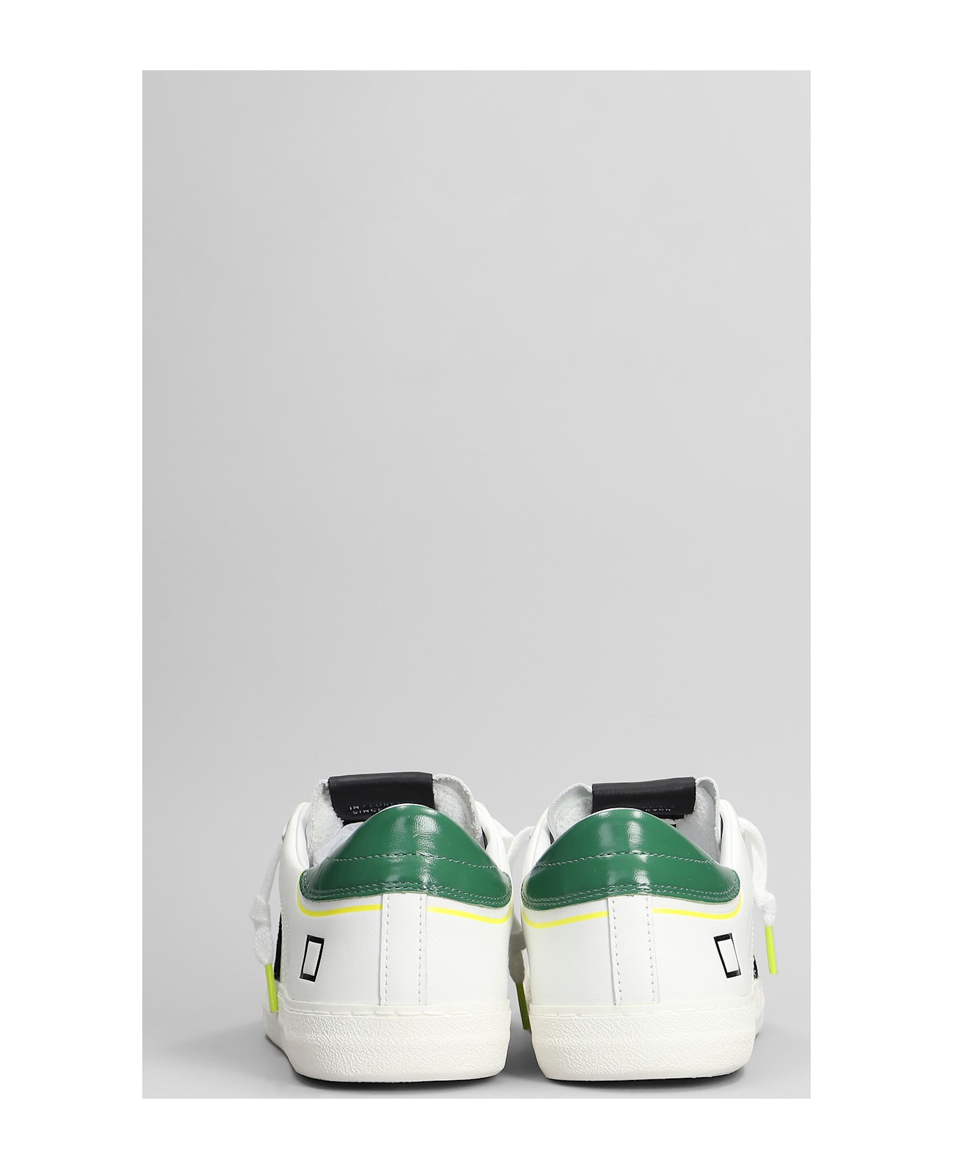 D.A.T.E. Hill Low Sneakers In White Leather - white