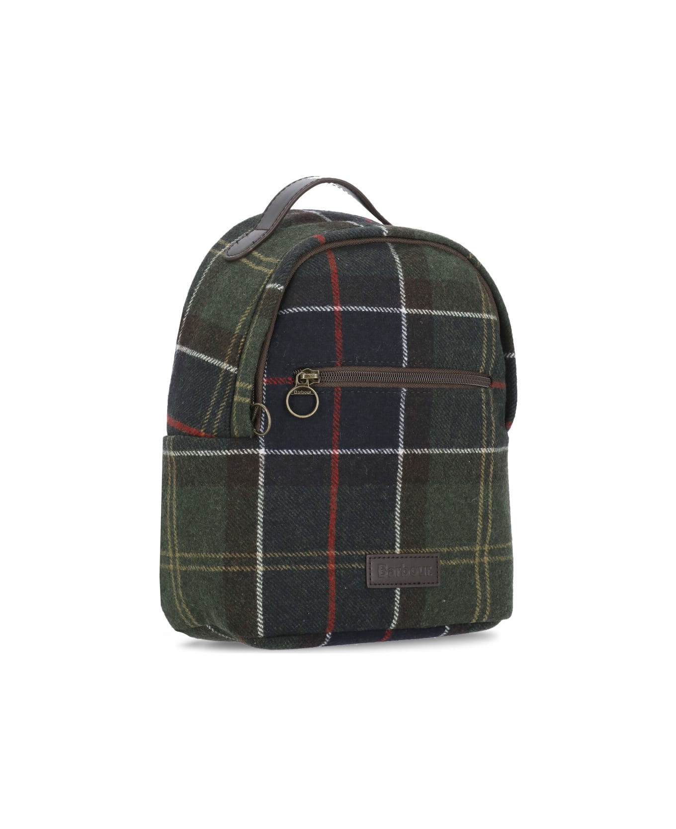 Barbour Caley Tartan Backpack - Green