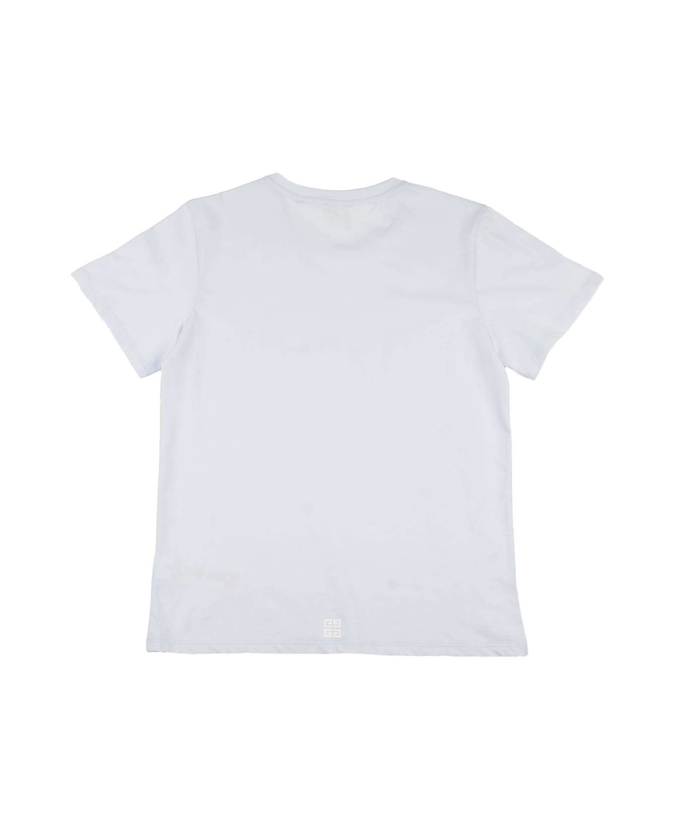 Givenchy Logo Print Regular T-shirt - Blu Cielo Tシャツ＆ポロシャツ
