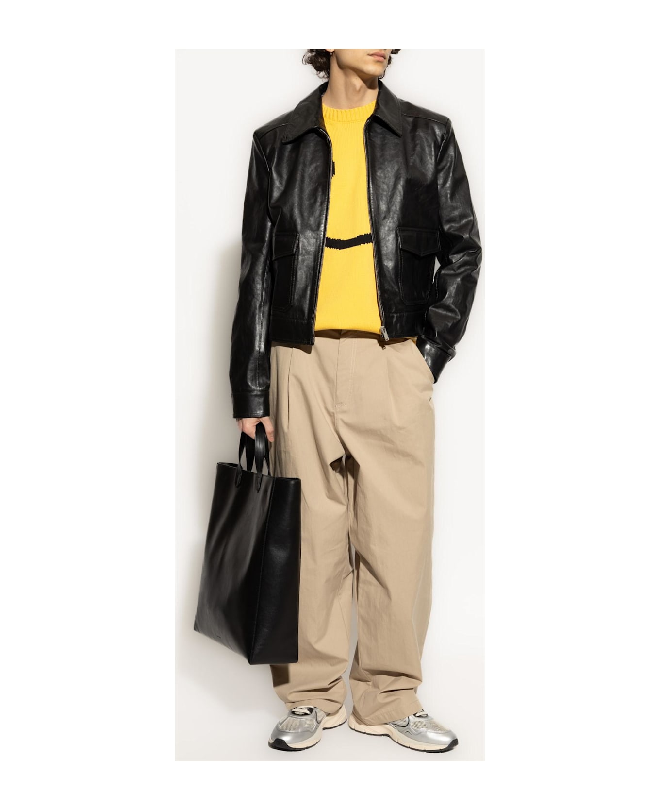 Moschino Patterned Sweater - Yellow