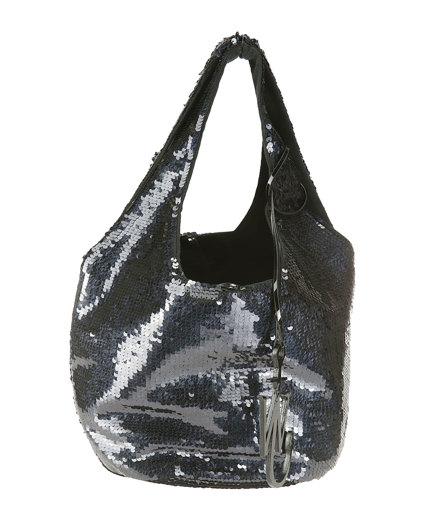 J.W. Anderson Mini Sequins Shopping Bag - NAVY