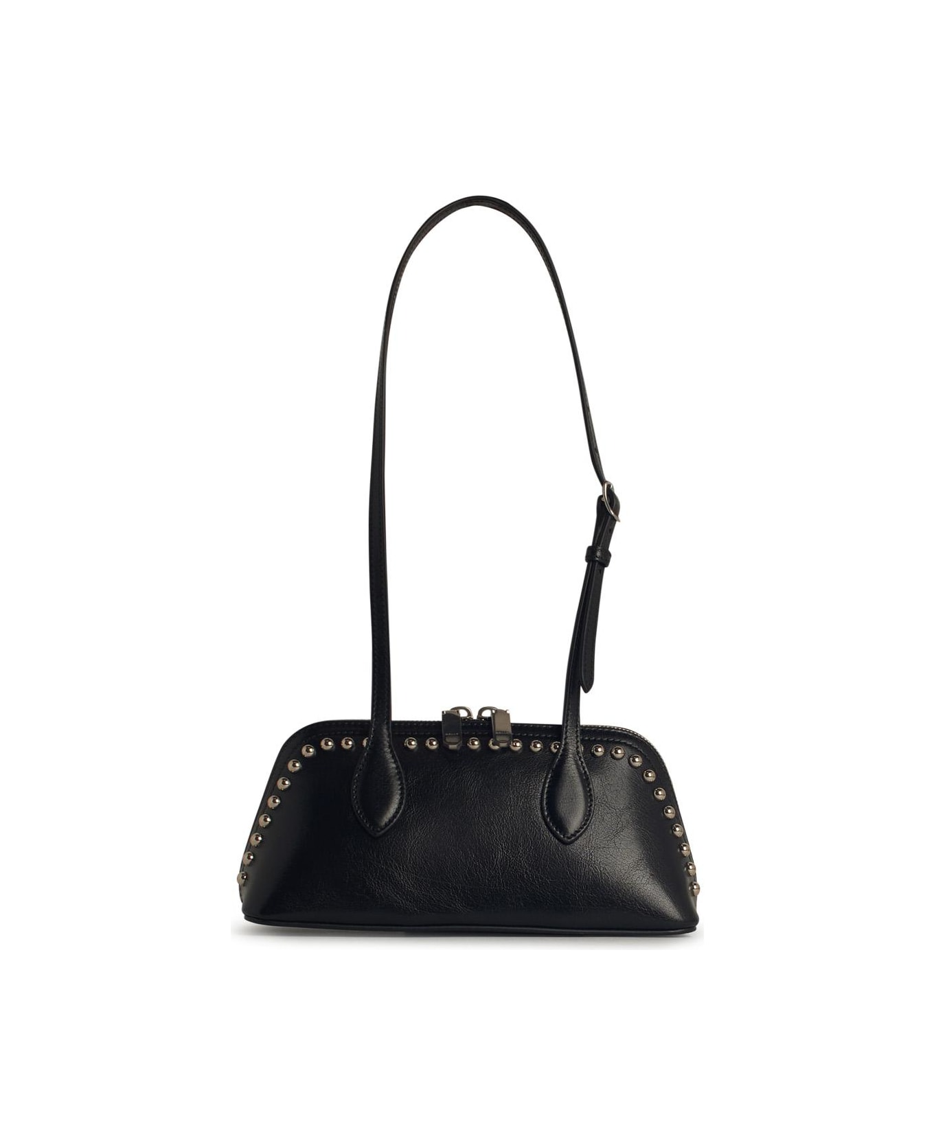Bally 
praline
 Black Leather Bag - Black