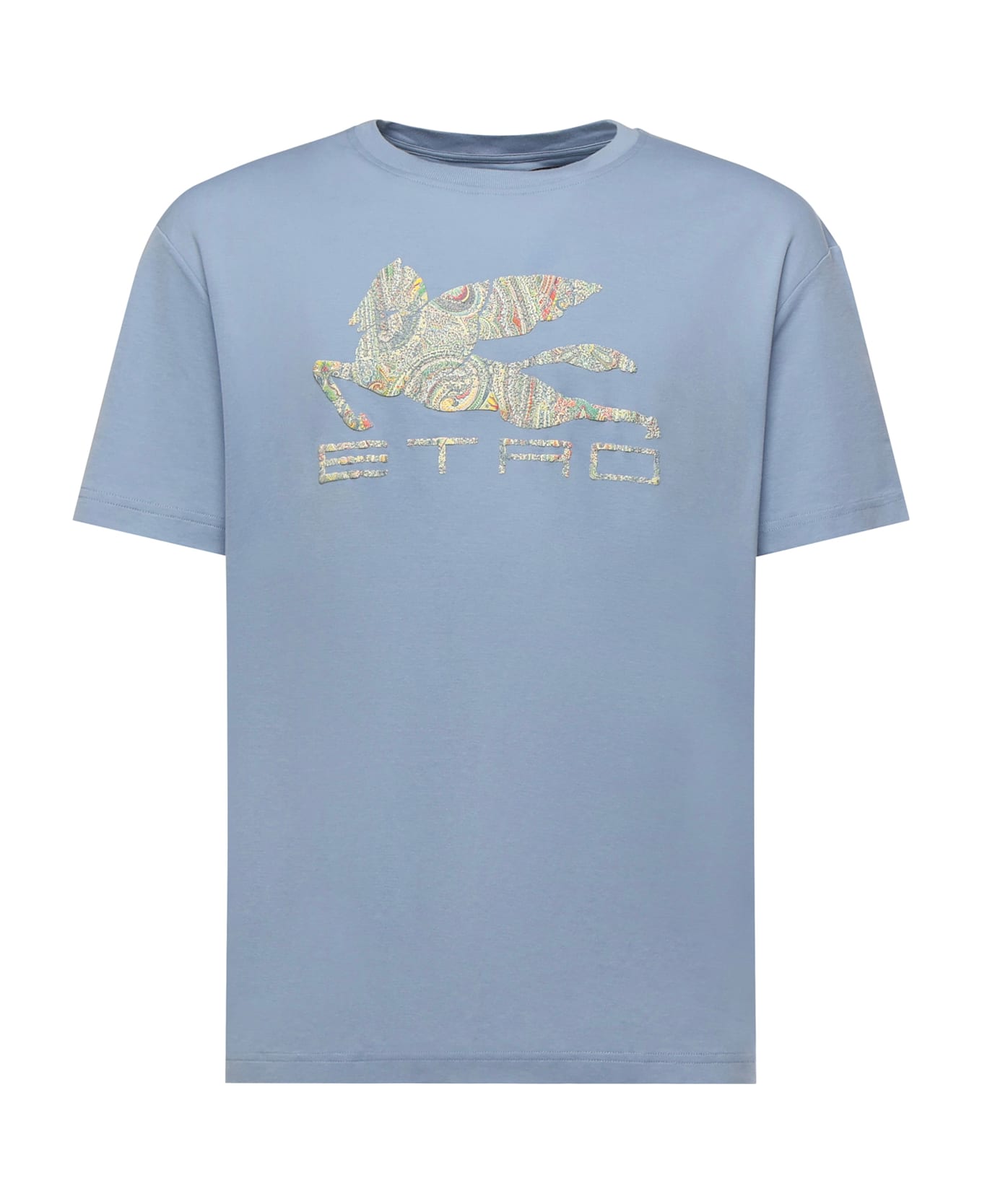 Etro Cotton T-shirt With Logo Print