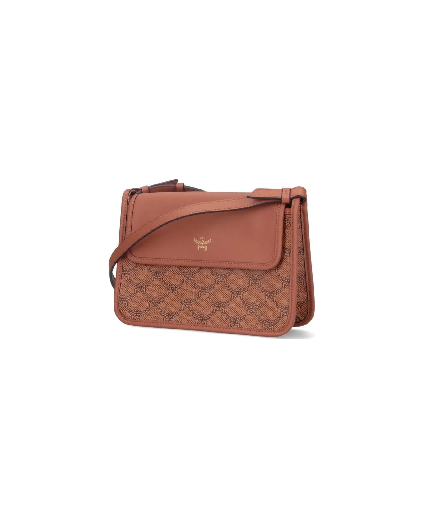 MCM 'himmel' Shoulder Bag - BROWN