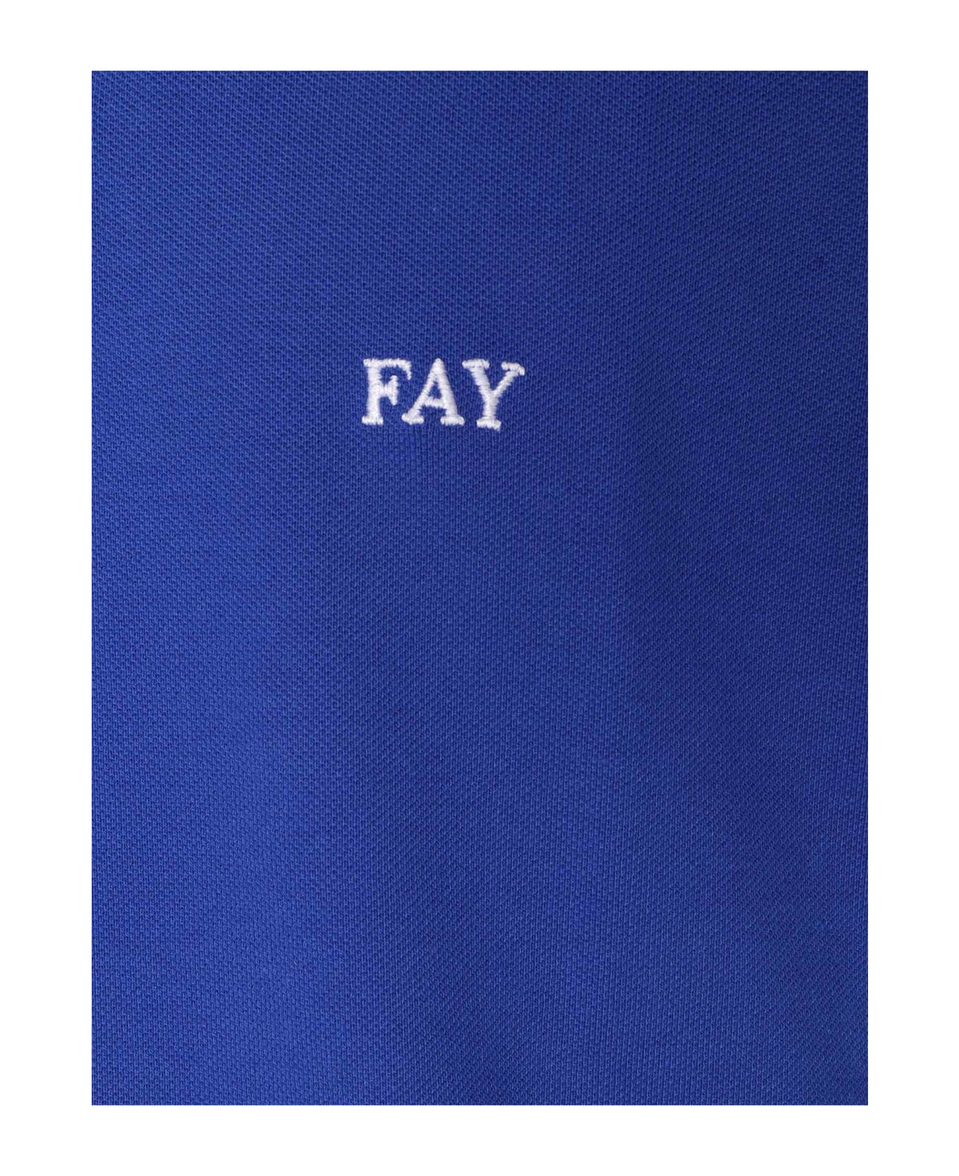 Fay Blue Polo - BLUE