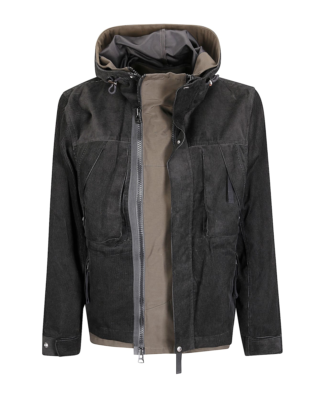 Sacai Corduroy Blouson - BLACK