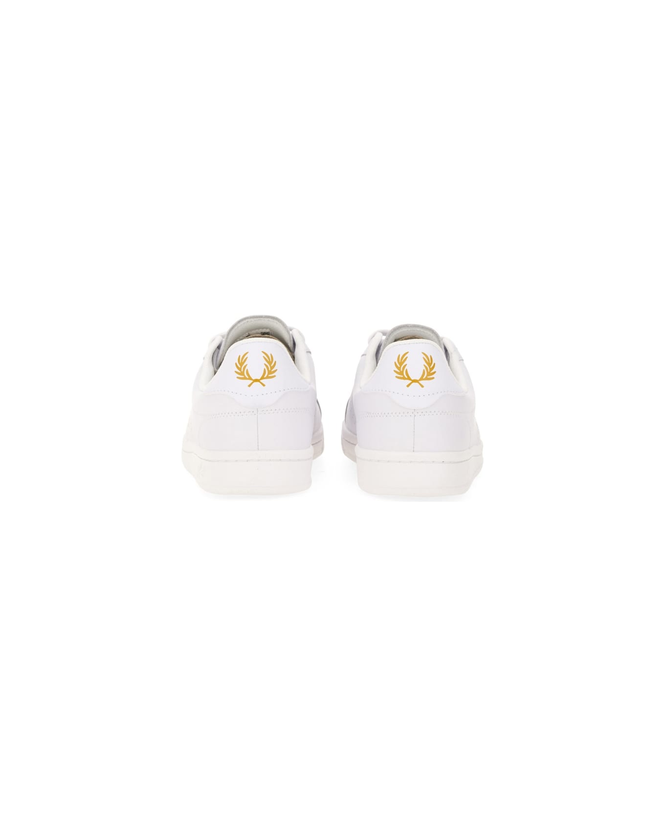 Fred Perry Leather Sneaker - WHITE