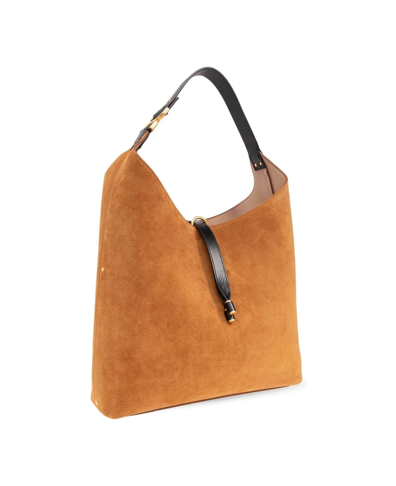 Chloé Marcie Hobo Shoulder Bag - MARRONE