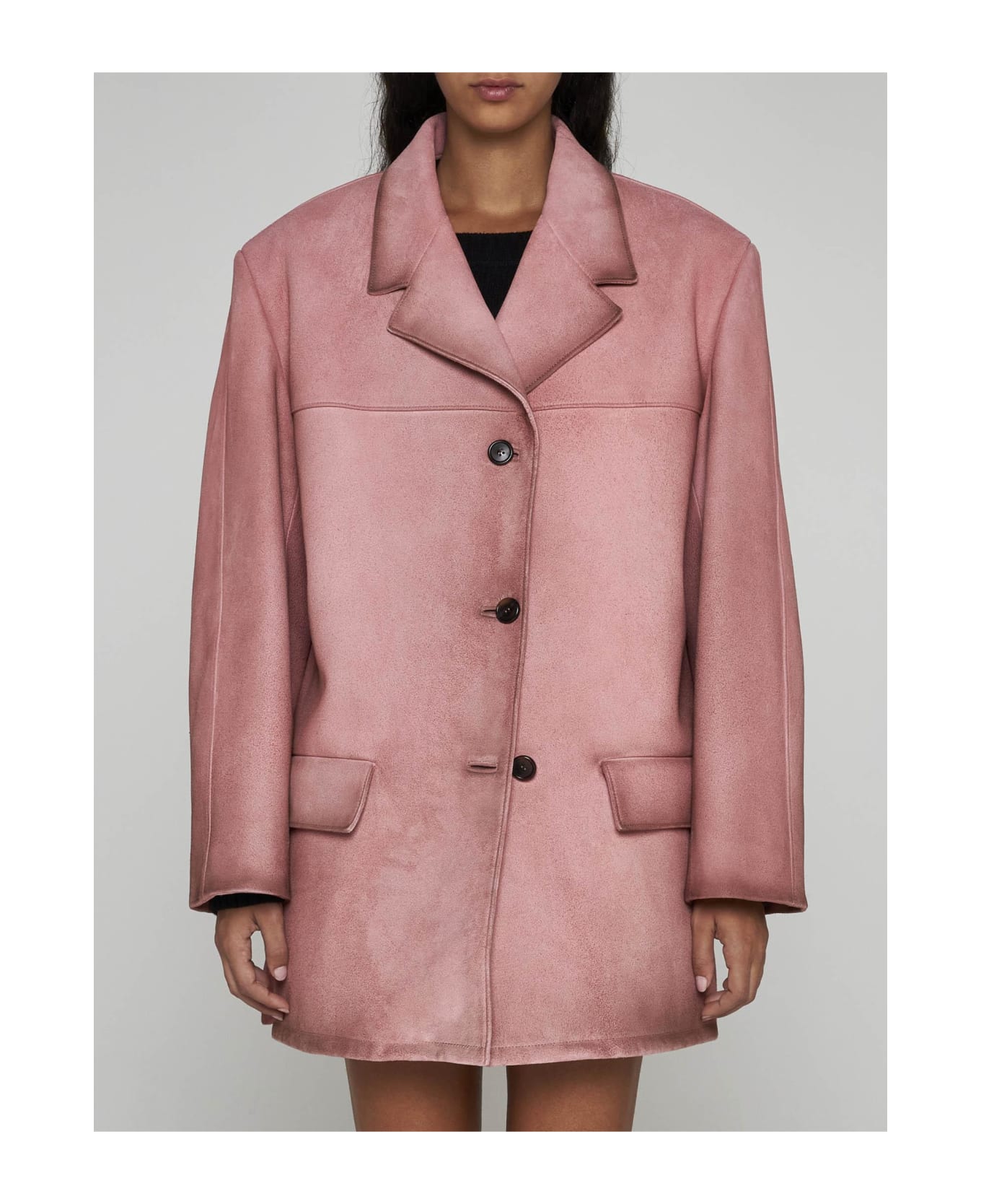Prada Suede Jacket - Pink