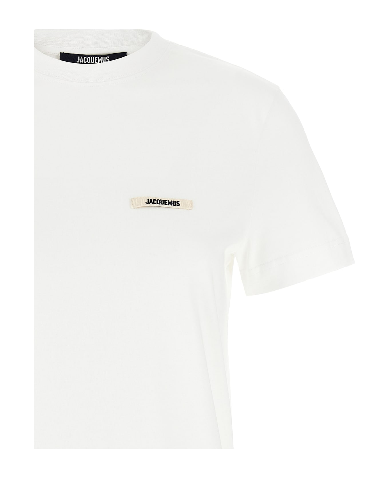 Jacquemus 
le T-shirt Gros-grain Mc
 T-shirt - White