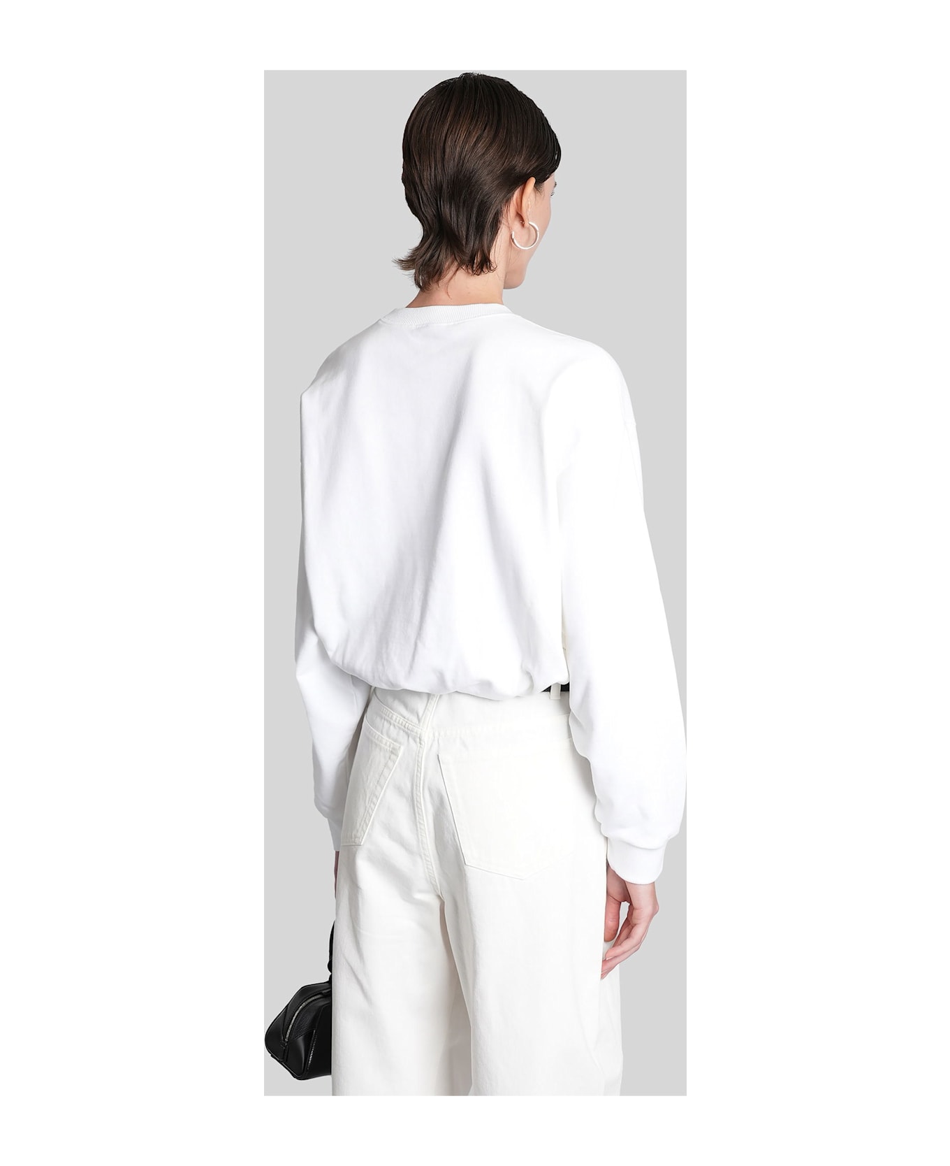 Givenchy Sweatshirt In White Cotton - white