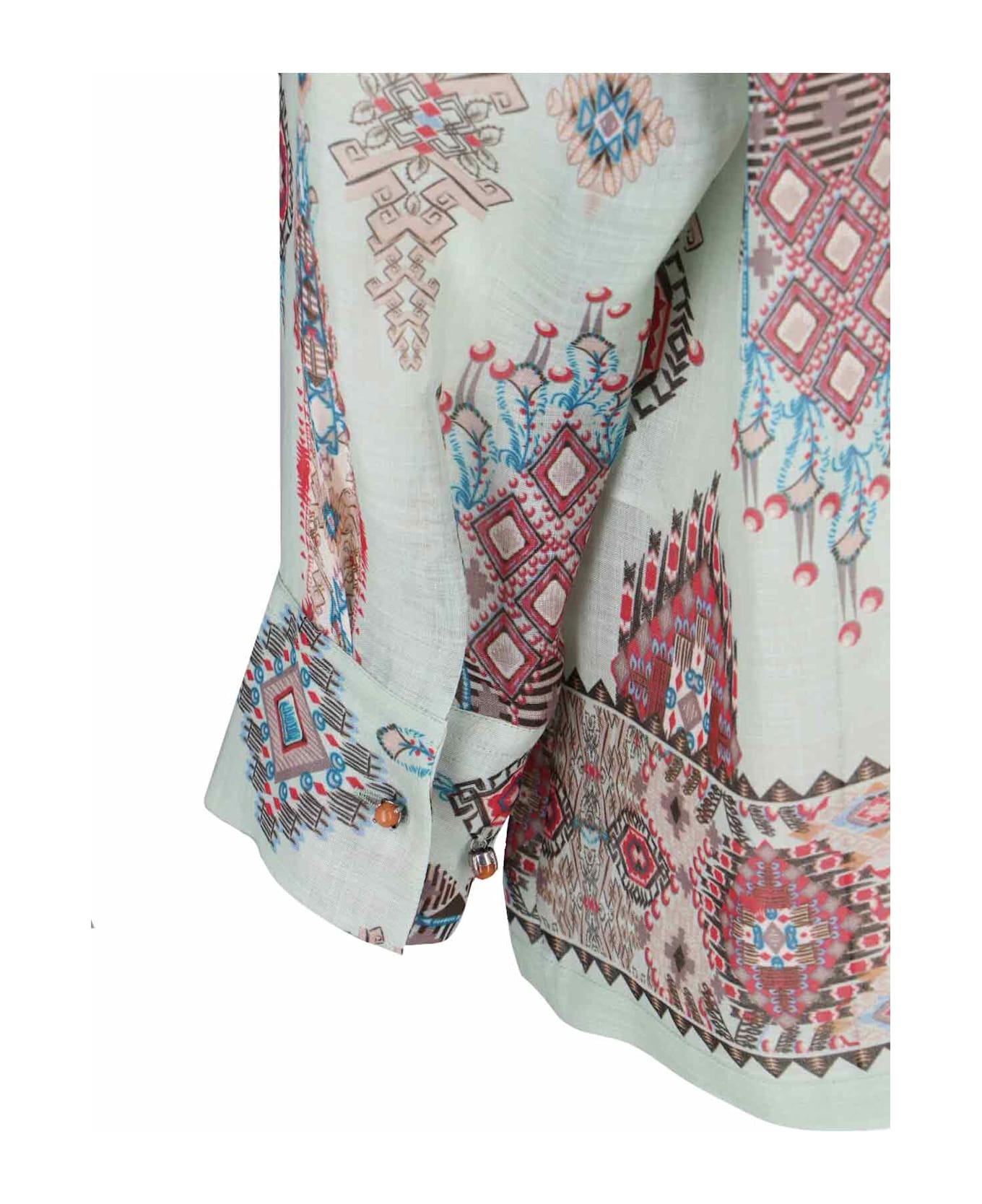 Ermanno Scervino Geometric Pattern Shirt - Green