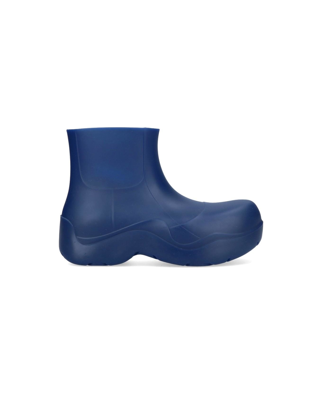 Bottega Veneta Puddle Ankle Boots - AZURE