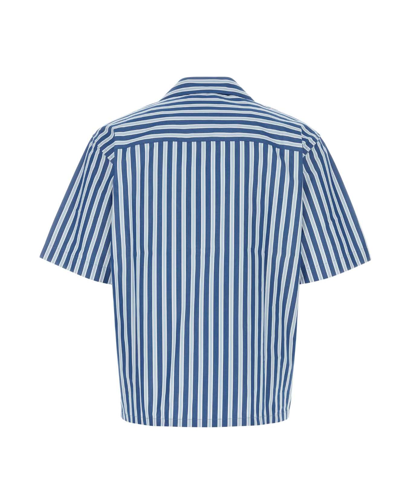 Marni Embroidered Poplin Shirt - OPAL