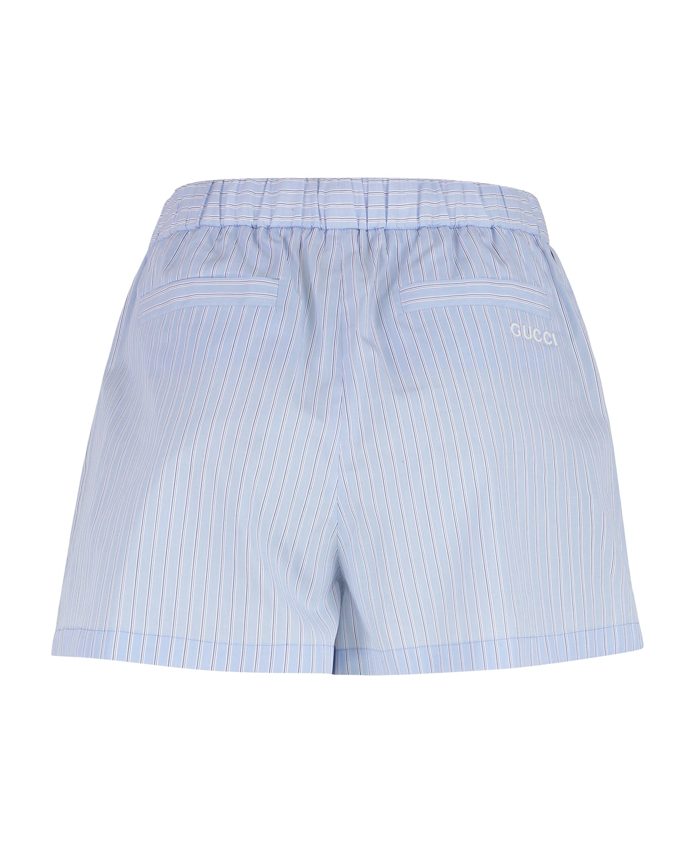 Gucci Cotton Shorts - Light Blue