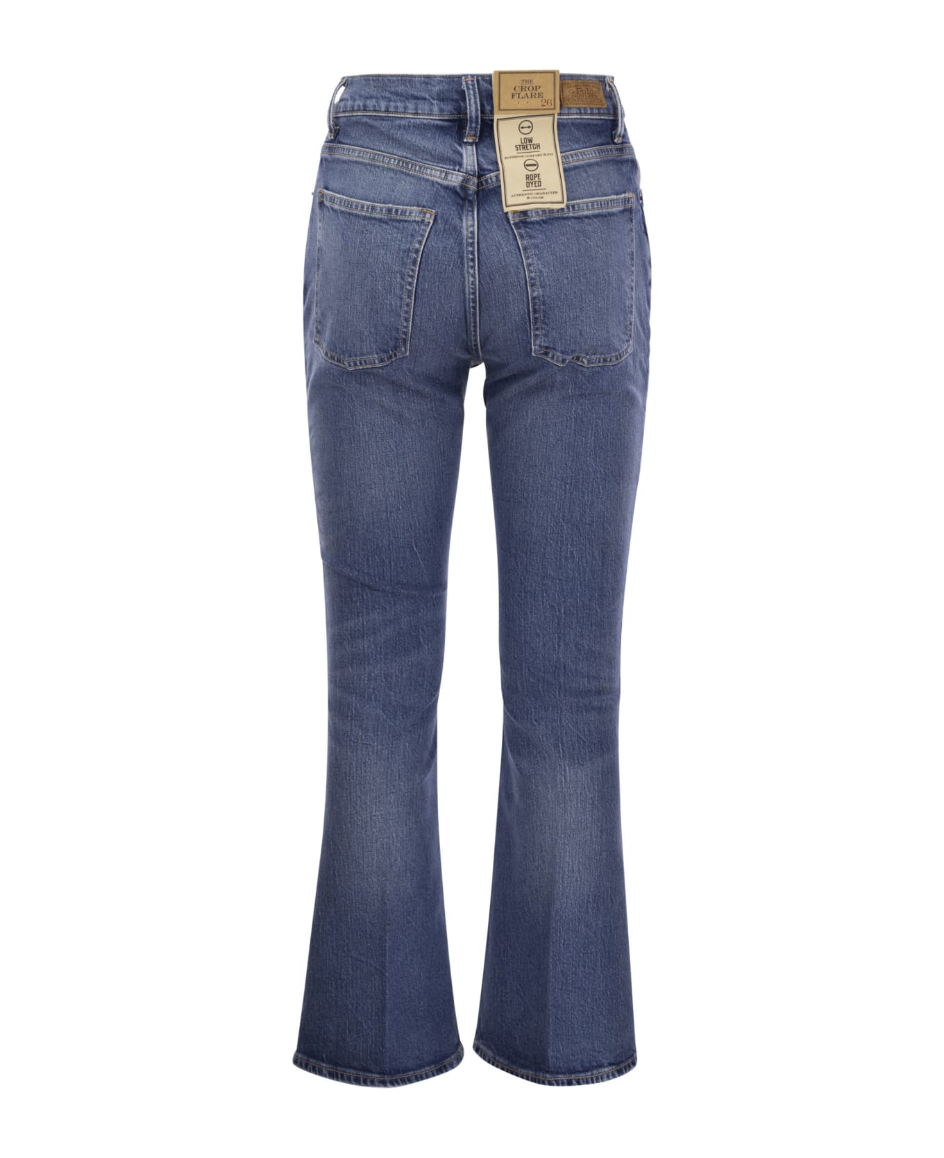 Ralph Lauren Short And Flared Jeans - Persei Wash