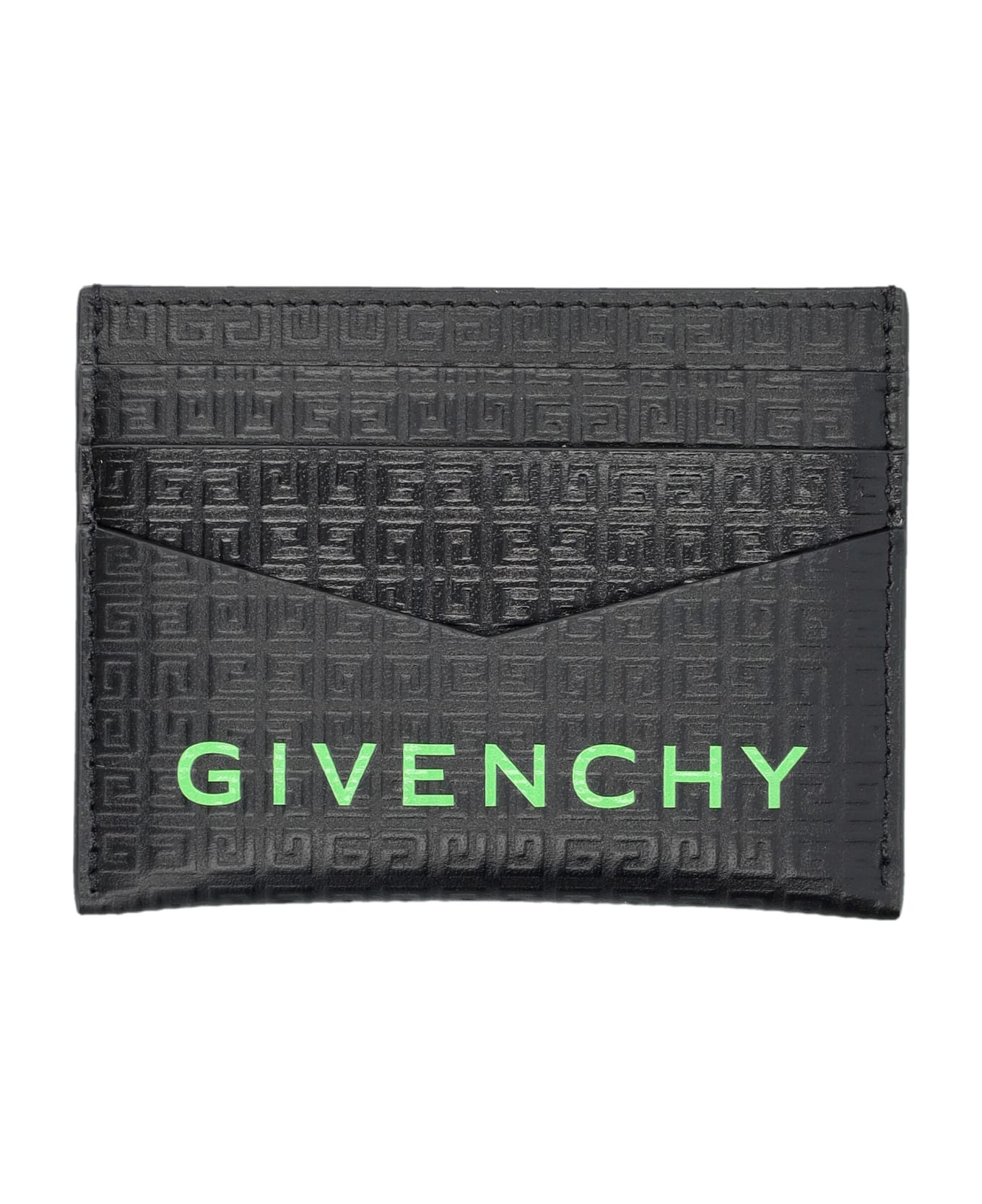 Givenchy Card Holder 2x3 Cc - BLACK/GREEN