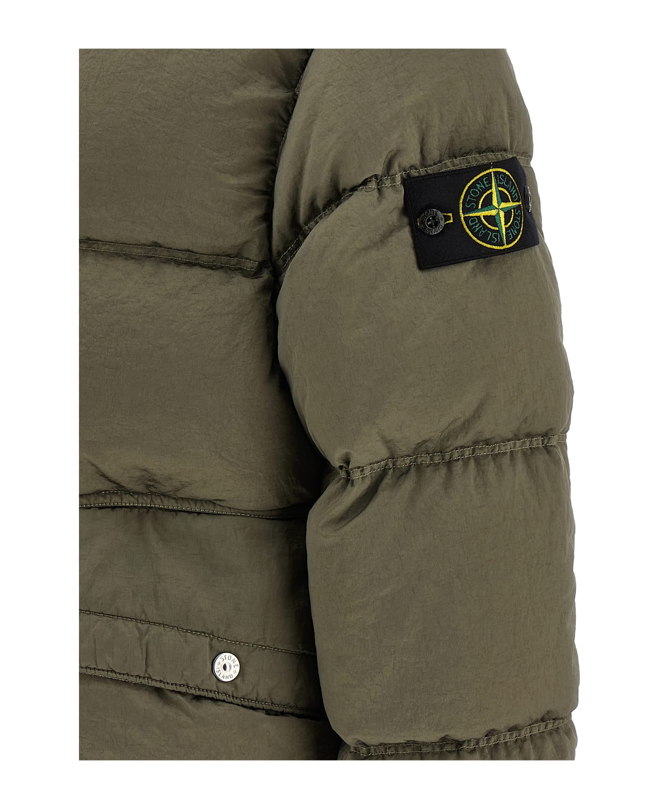 Stone Island Metal Nylon Down Jacket - Green